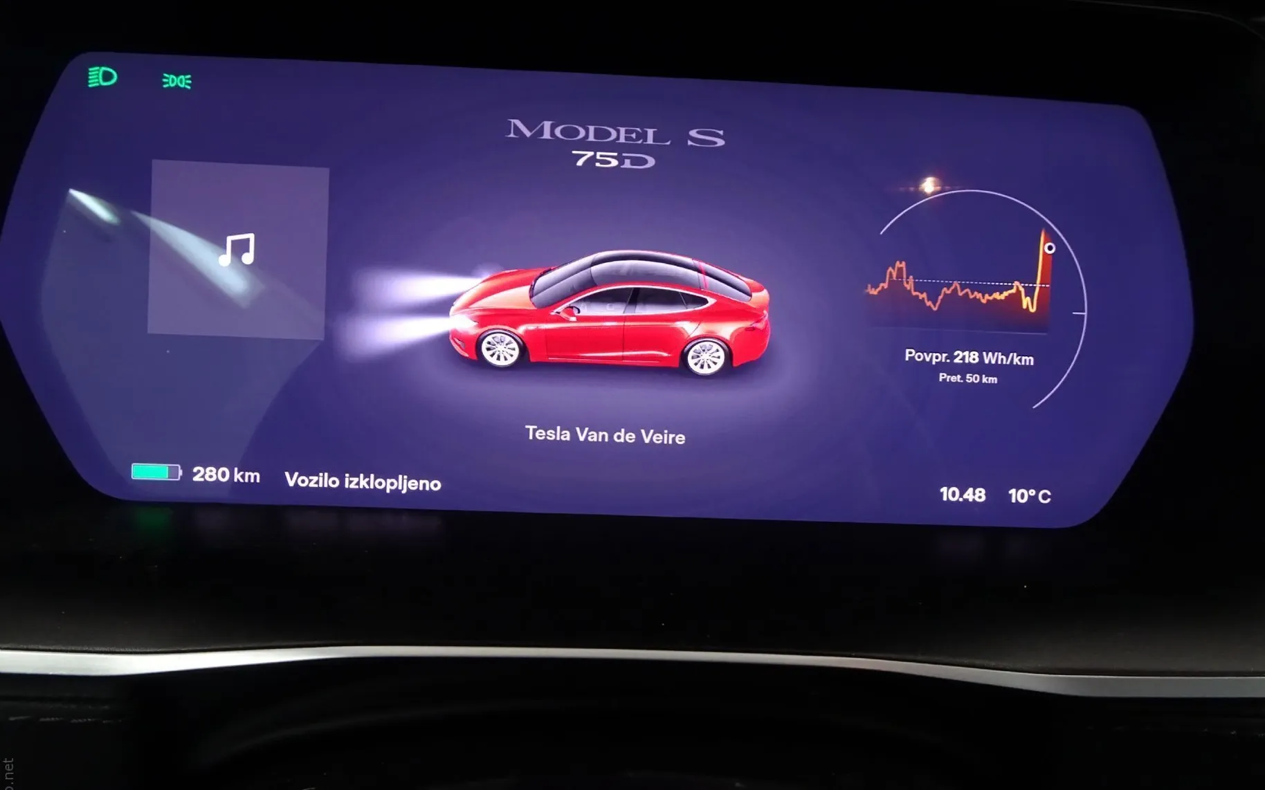 Zunanja slika - Tesla Model S - 75D  Dual Motor  Auto Pilot total options  8 958€ - 13