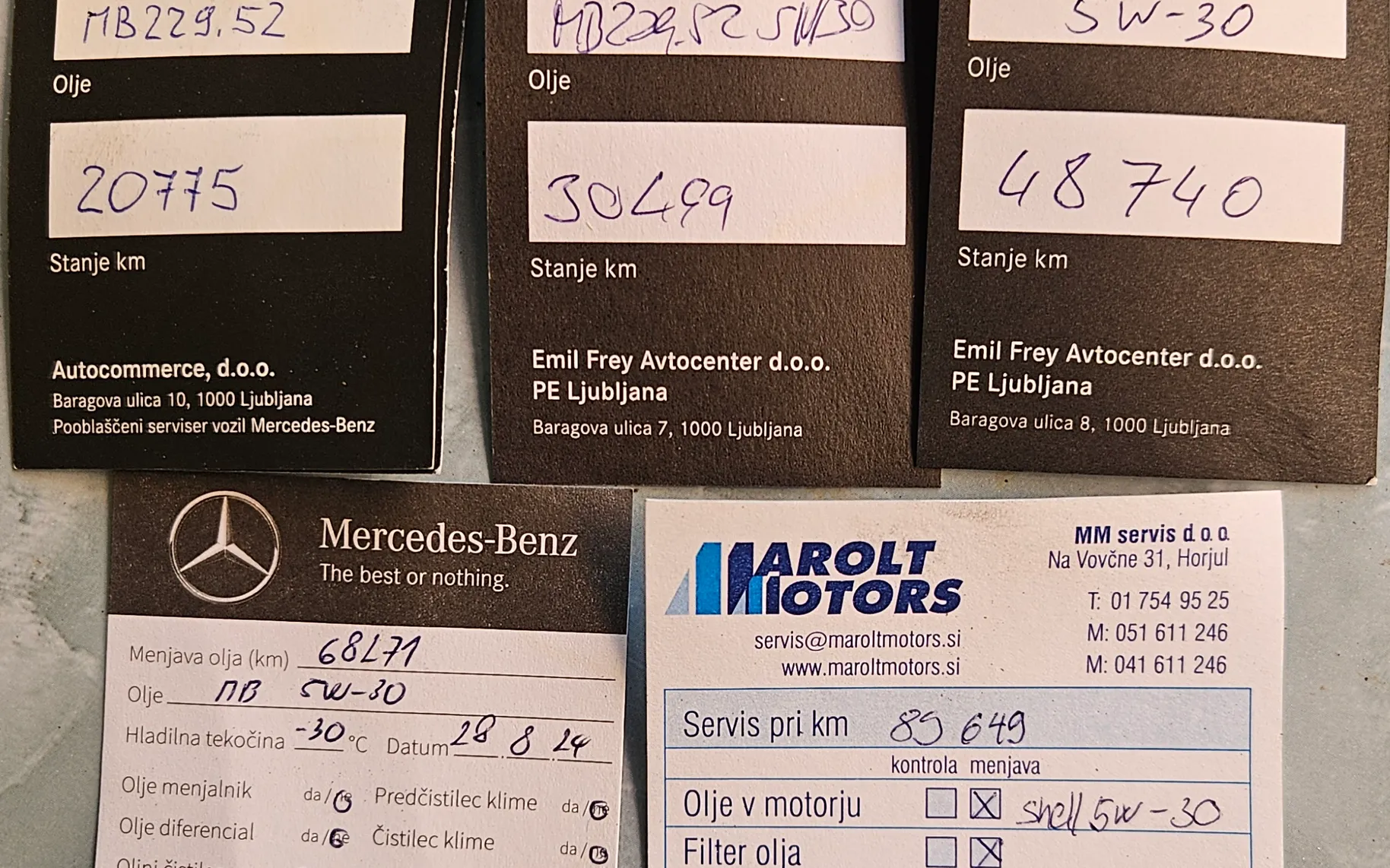 Servisna knjižica - Mercedes-Benz CLA-Razred - CLA 180 - 24