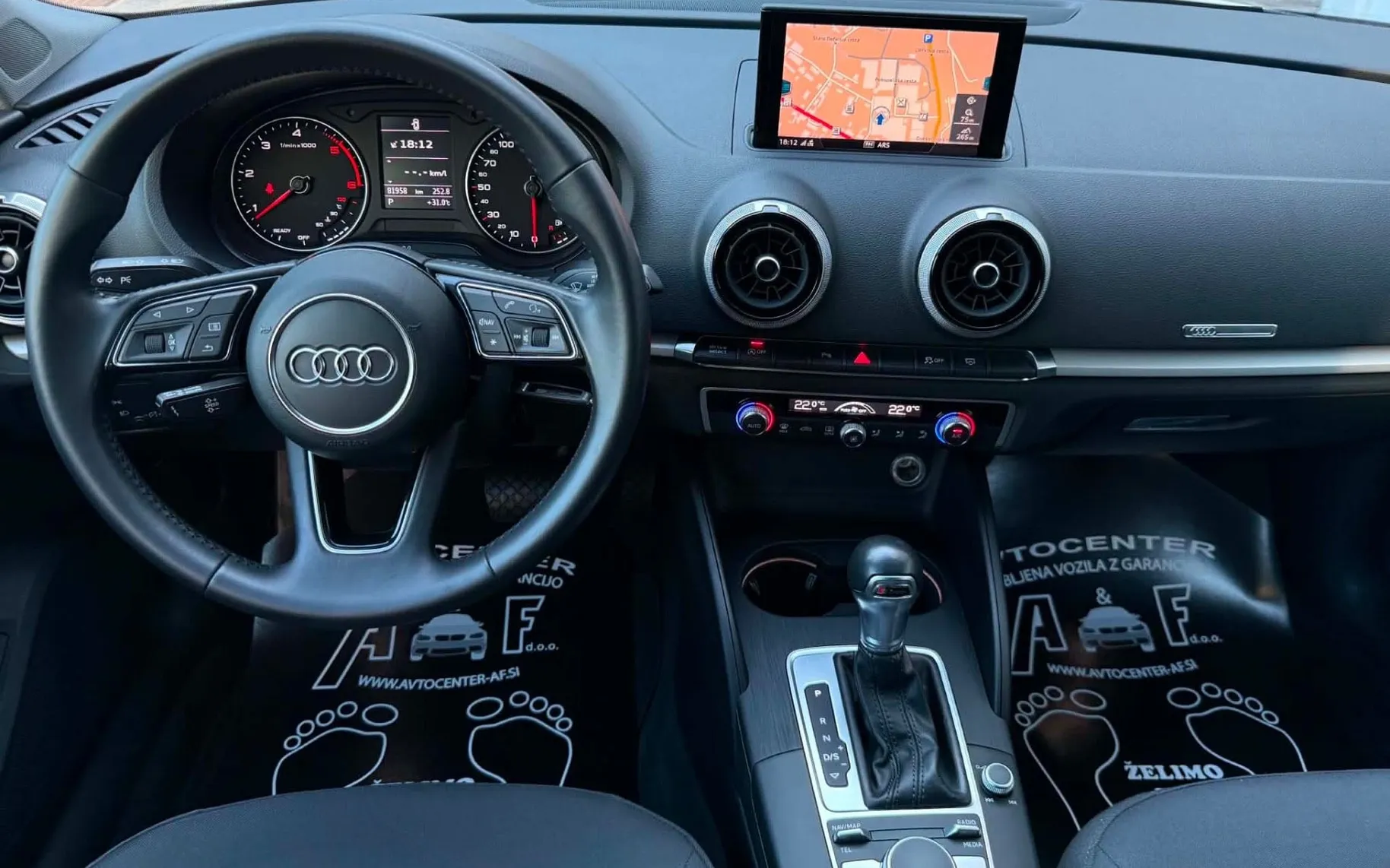Notranja slika - Audi A3 - 1.6 TDI-S TRONIC-81.000km-LIZING ZA TUJCE-XENON+.. - 9