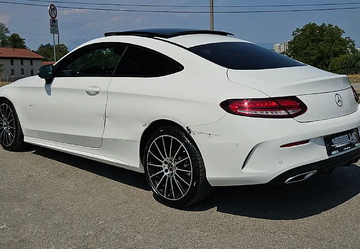 Zunanja slika - Mercedes-Benz C-Razred - C Coupe °AMG-LINE° 220d 194ks °SLABŠE OHRANJEN° - 6