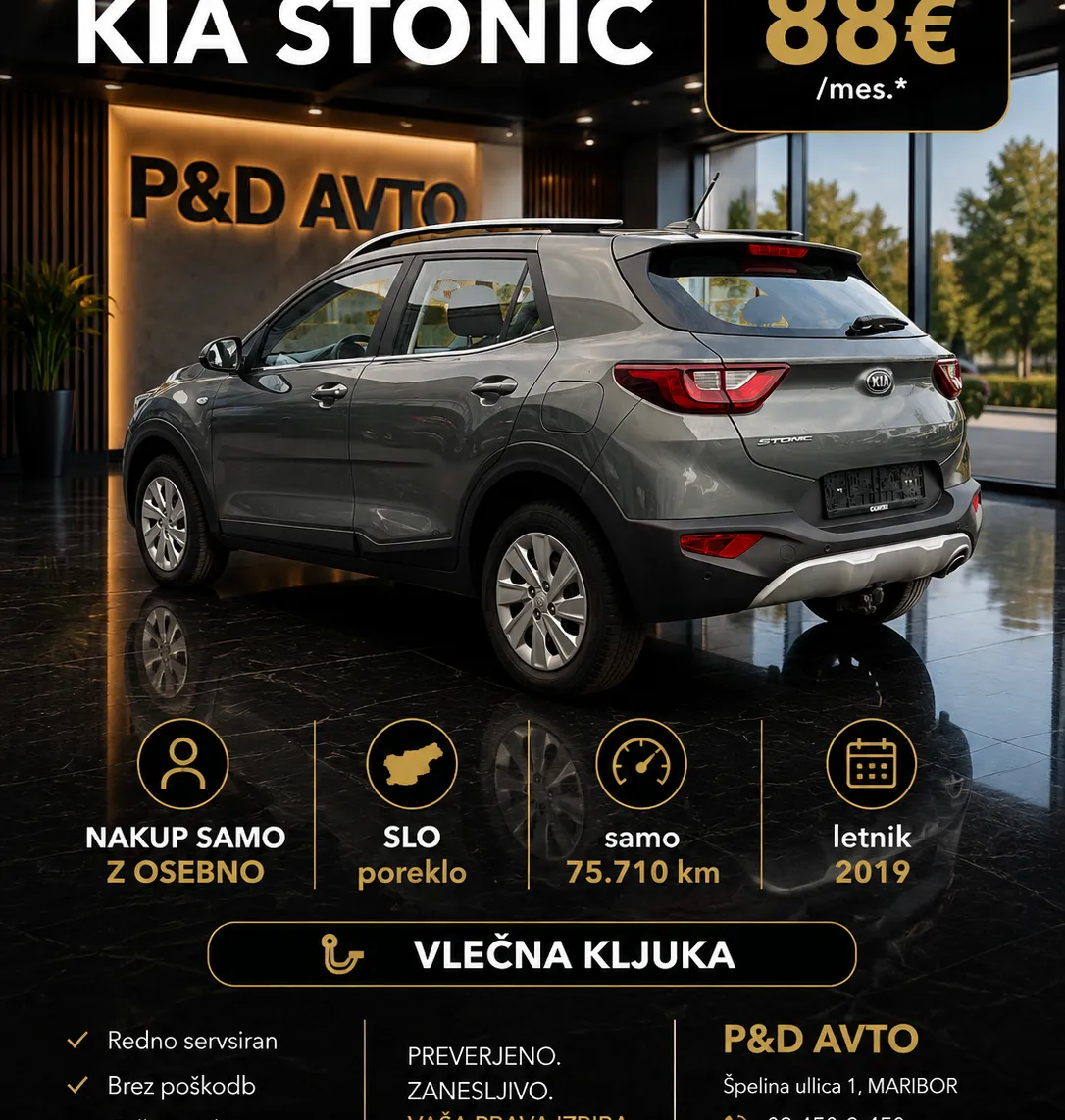 Zunanja slika - KIA Stonic - 1,25 MPI LX Active - 4
