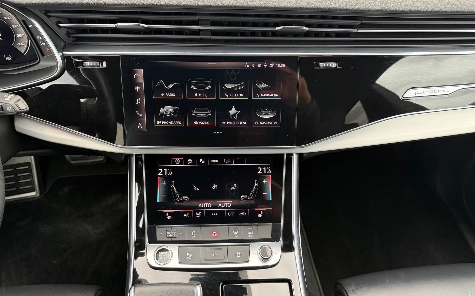 Notranja slika - Audi Q8 - 50 TDI Quattro-S Line-Zračno-22 COL-360kamera-Navi - 9