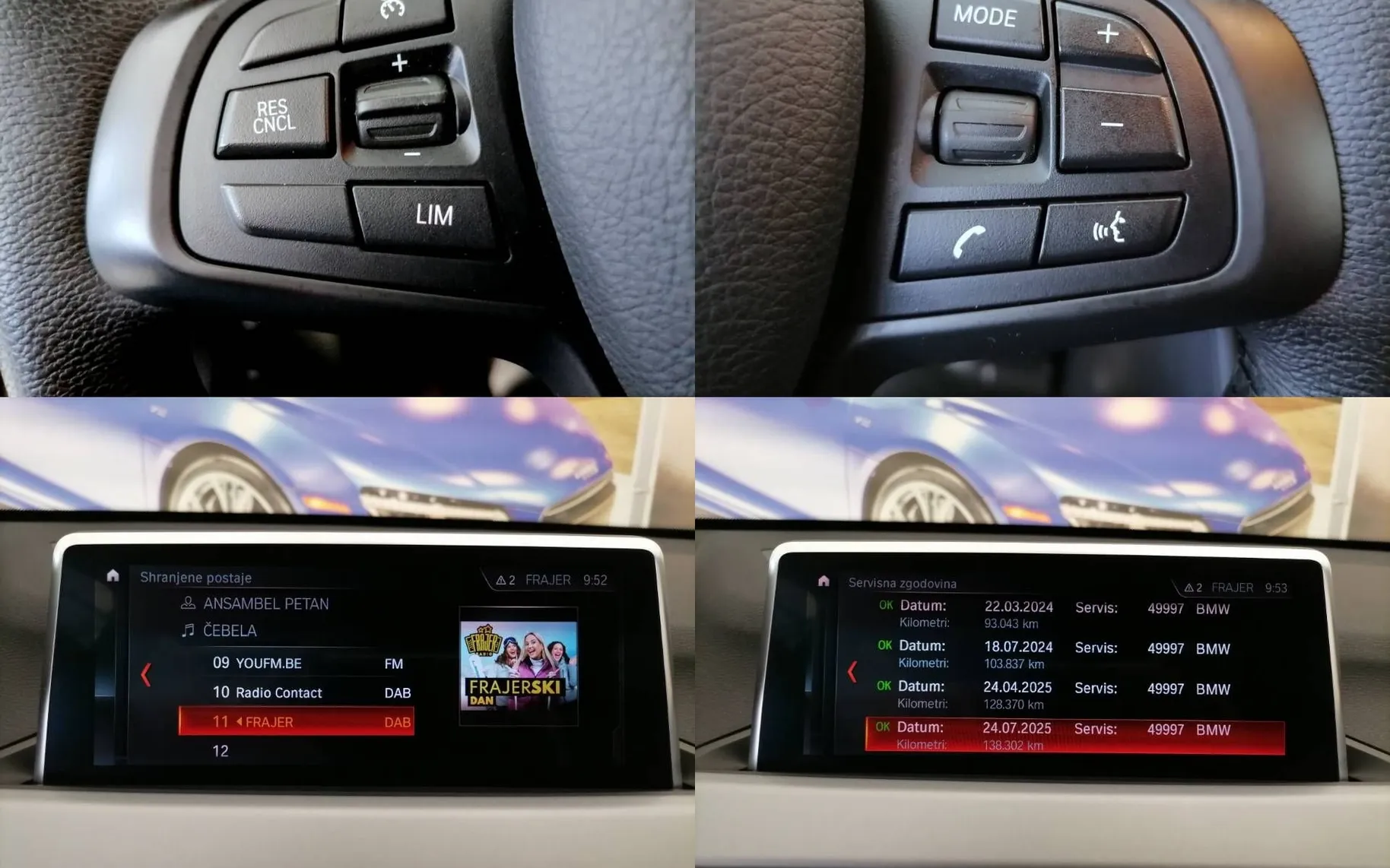 Notranja slika - BMW serija X1: - X1 sDrive16d LED ALU NAVI 2XPDC 1.LASTNIK-VRHUNS.. - 9