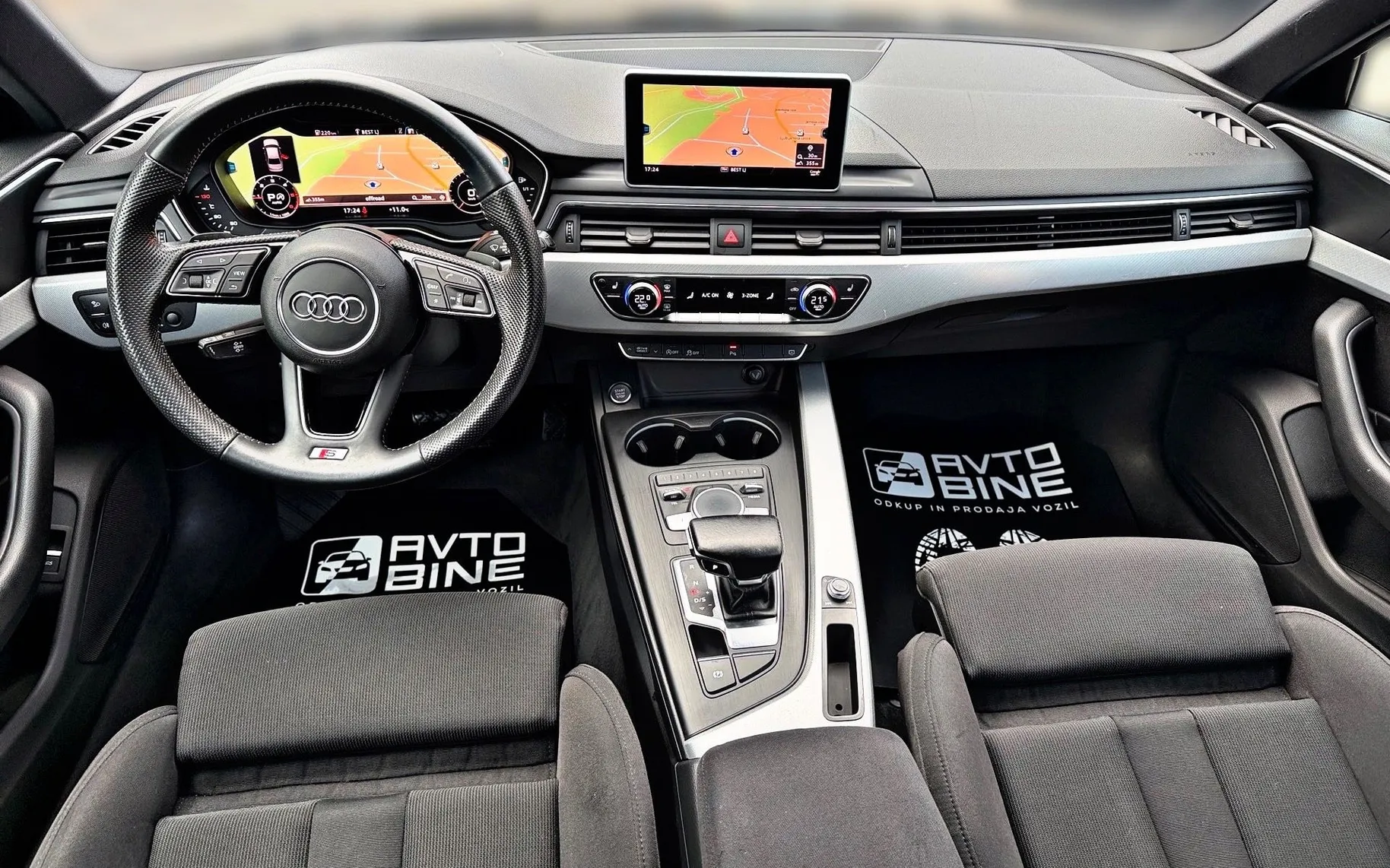 Notranja slika - Audi A4 Avant - 2.0 TDI S TRONIC-140KW-S LINE-VIRTUAL-NAVI-EL.KL.. - 14