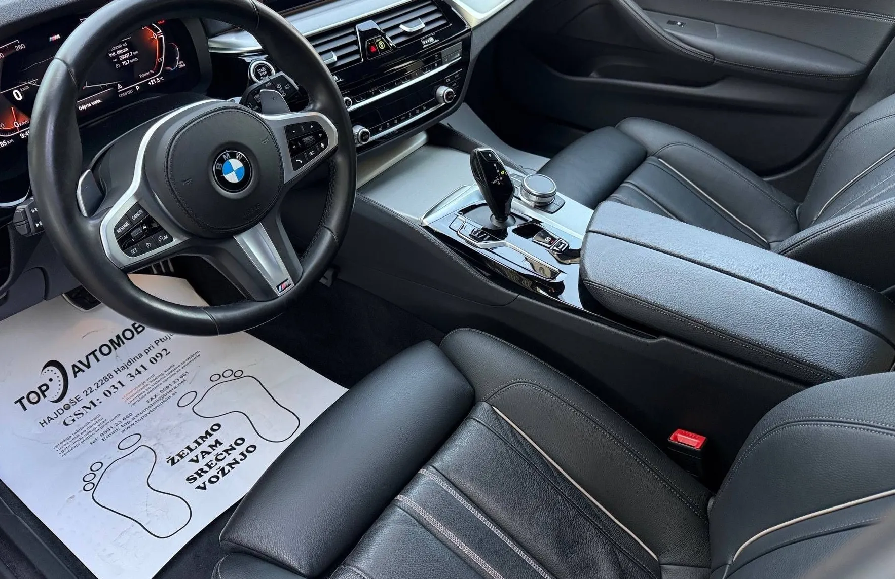 Zunanja slika - BMW Serija 5 - Touring: 520i M SPORT PAKET PANO USNJE NAVI KAMERA VIRTU - 11