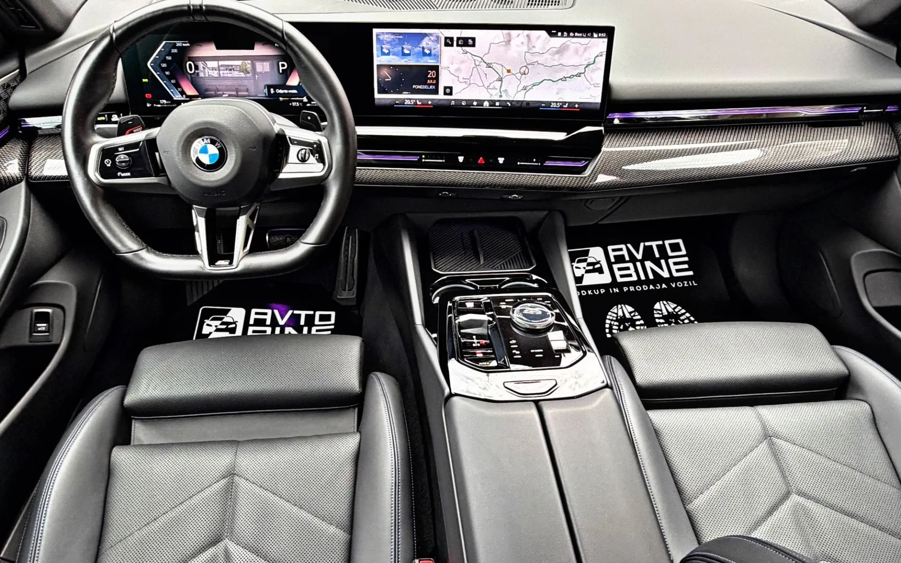 Notranja slika - BMW serija 5 Touring: - 520d XDRIVE•NARDO GREY•M PAKET PRO•KOT NOV•GARAN.. - 10