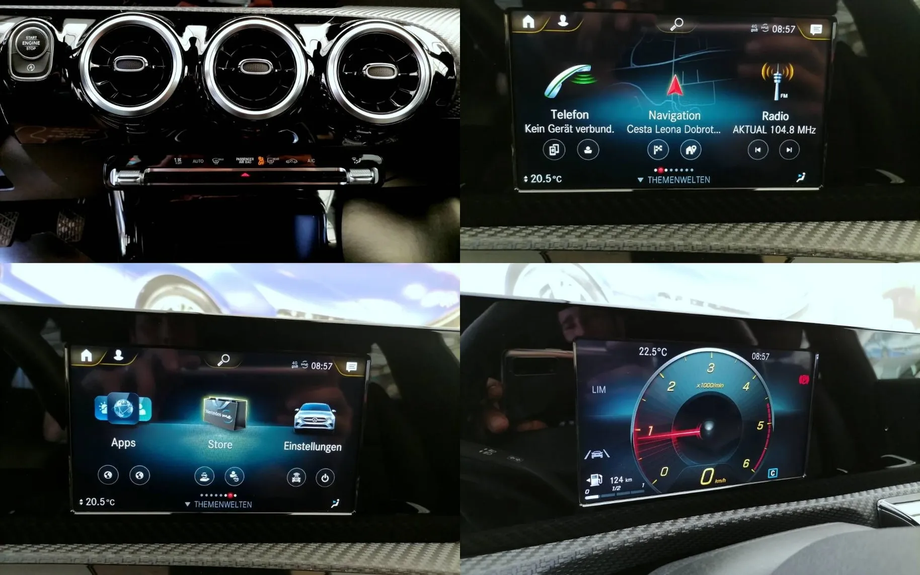 Notranja slika - Mercedes-Benz CLA Shooting Brake - CLA 180 d Shooting Brake  LED ALU 1.LASTNIK-TOP - 11