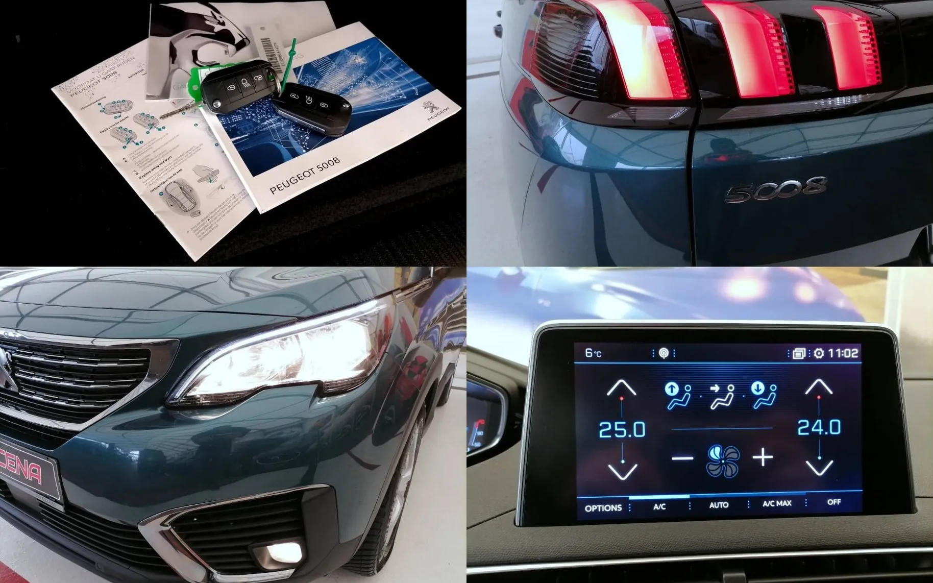 Notranja slika - Peugeot 5008 - 1.2 PURETECH LED ALU NAVI 7SEDEŽEV 2XPDC 1.LASTN.. - 11