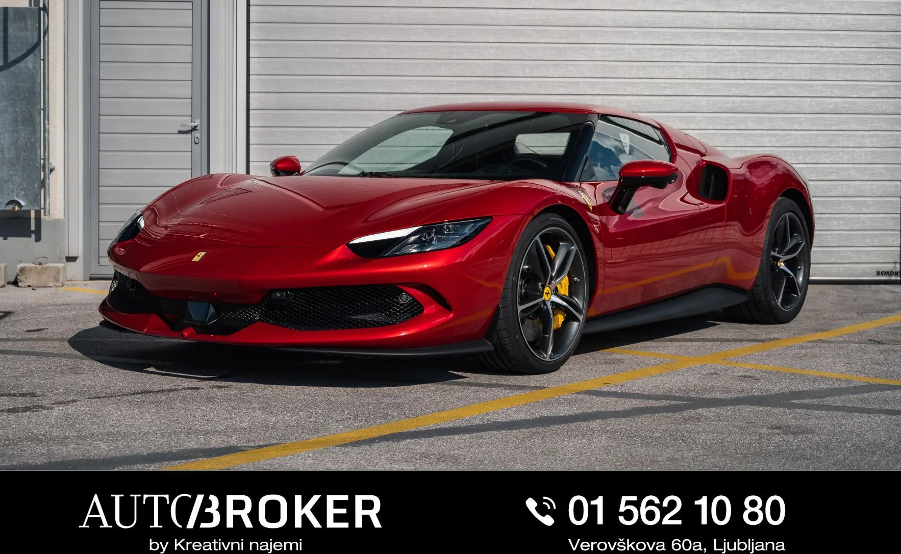Zunanja slika - Ferrari 296 - GTB Rosso Fuoco Extra Campionario - 1
