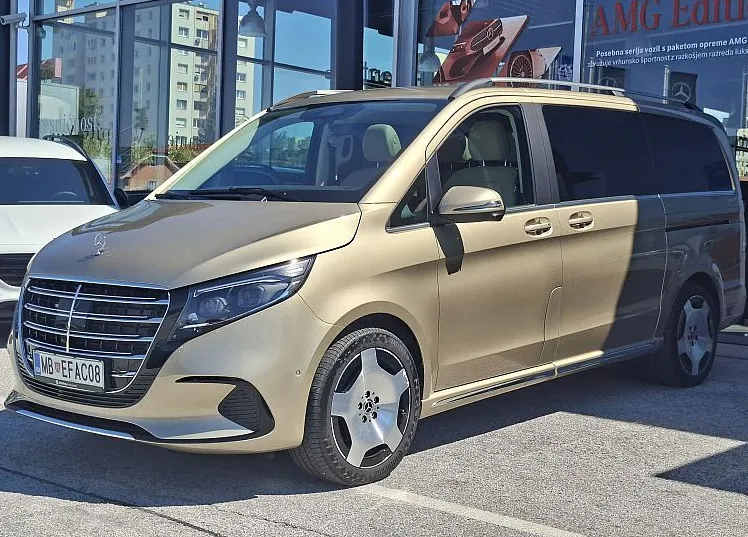 Zunanja slika - Mercedes-Benz V-Razred - V 300 d EXCLUSIVE dolgi - n1 predelava - TESTNI - 3