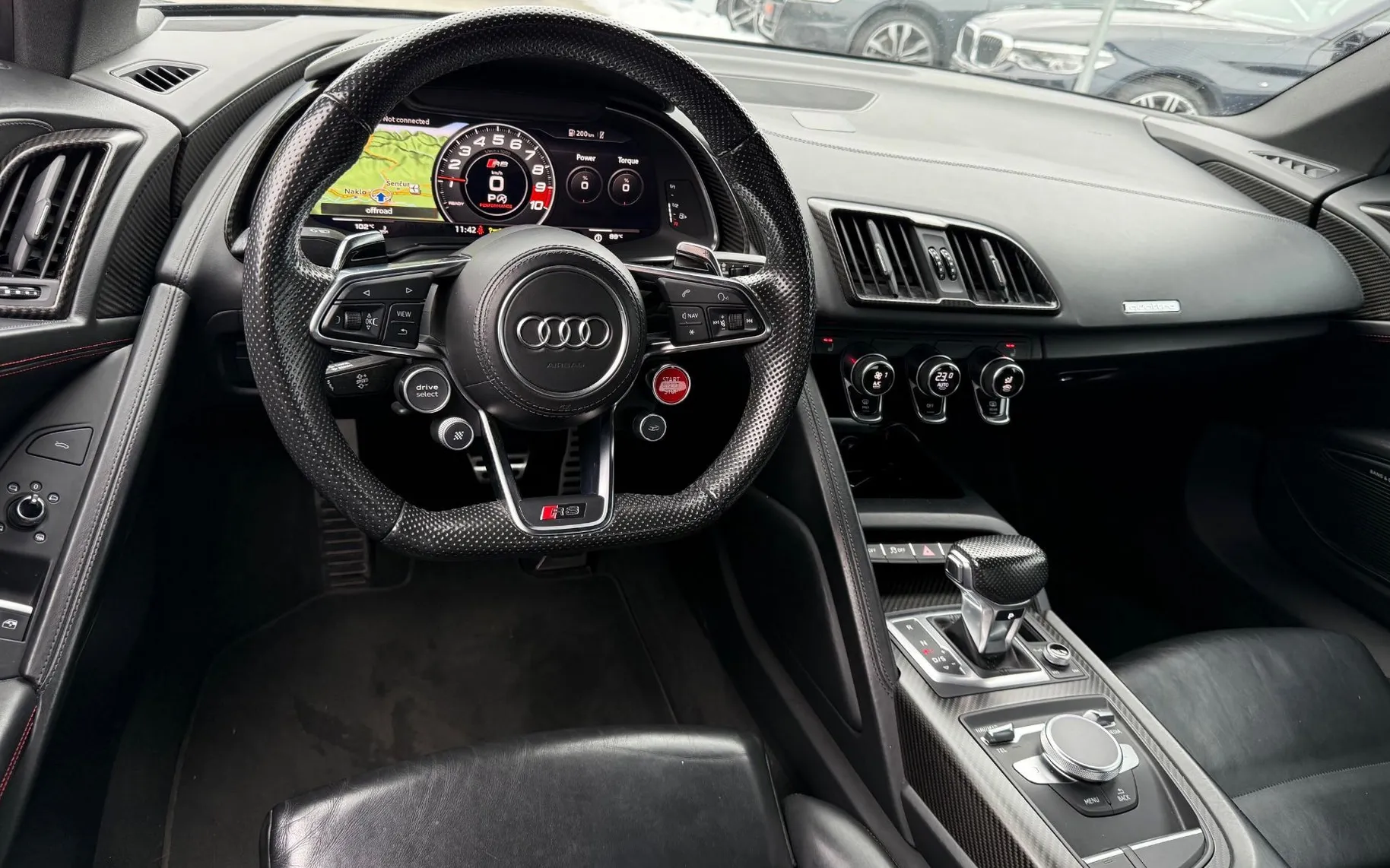 Zunanja slika - Audi R8 - V10+ 5.2 FSI Quattro BLACK MATRIX CARBON CERAMICA - 17