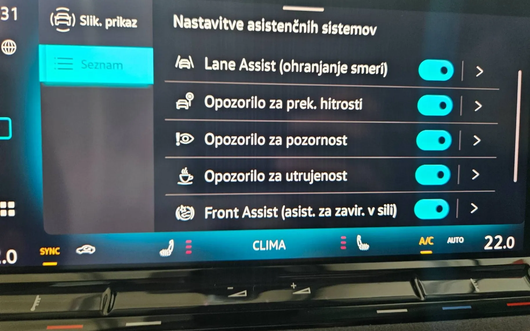 Notranja slika - Volkswagen Caddy - 2.0 TDI Edition - 7
