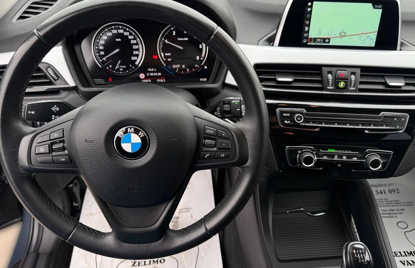 Zunanja slika - BMW X1 - serija :  sDrive16d LED NAVI USNJE PDC TEMP BREZ POLOGA - 19