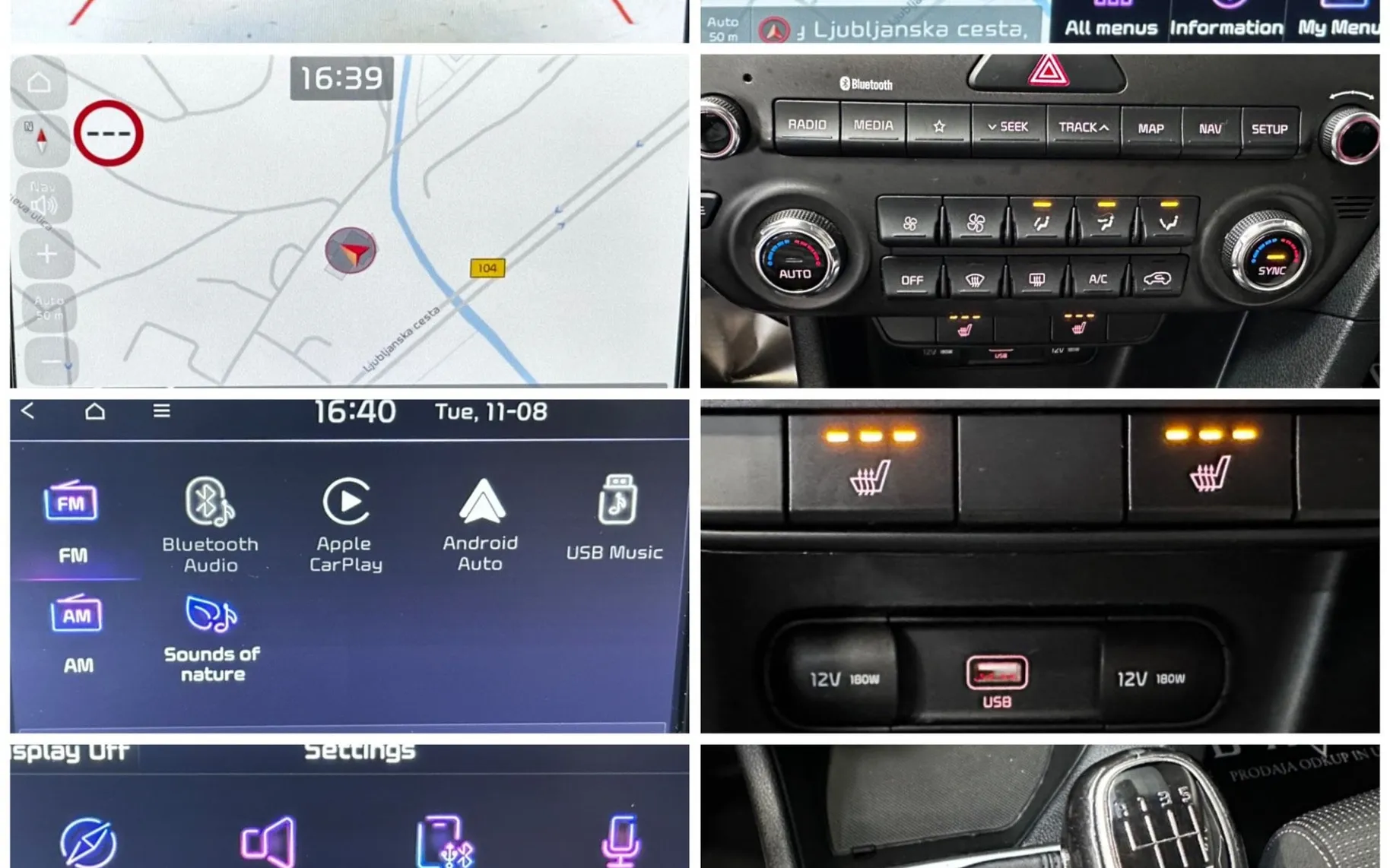 Notranja slika - KIA Sportage - 2WD 1.6 GDI SLO POREKLO+KAMERA+NAVI+LANE ASSIST... - 10