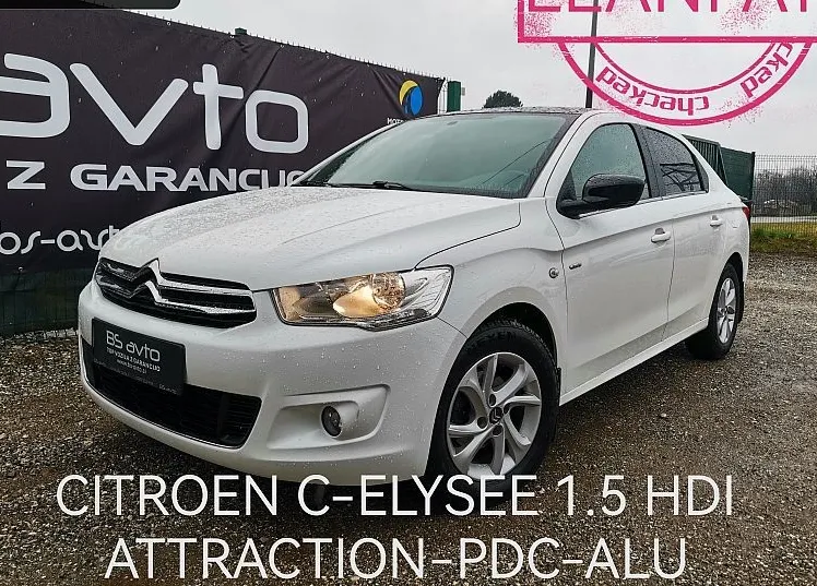 Zunanja slika - Citroën C-Elysée - C-Elysee Attraction BlueHDi 100 BVM-KLIMA TEMPOMAT-PDC-SLO - 1