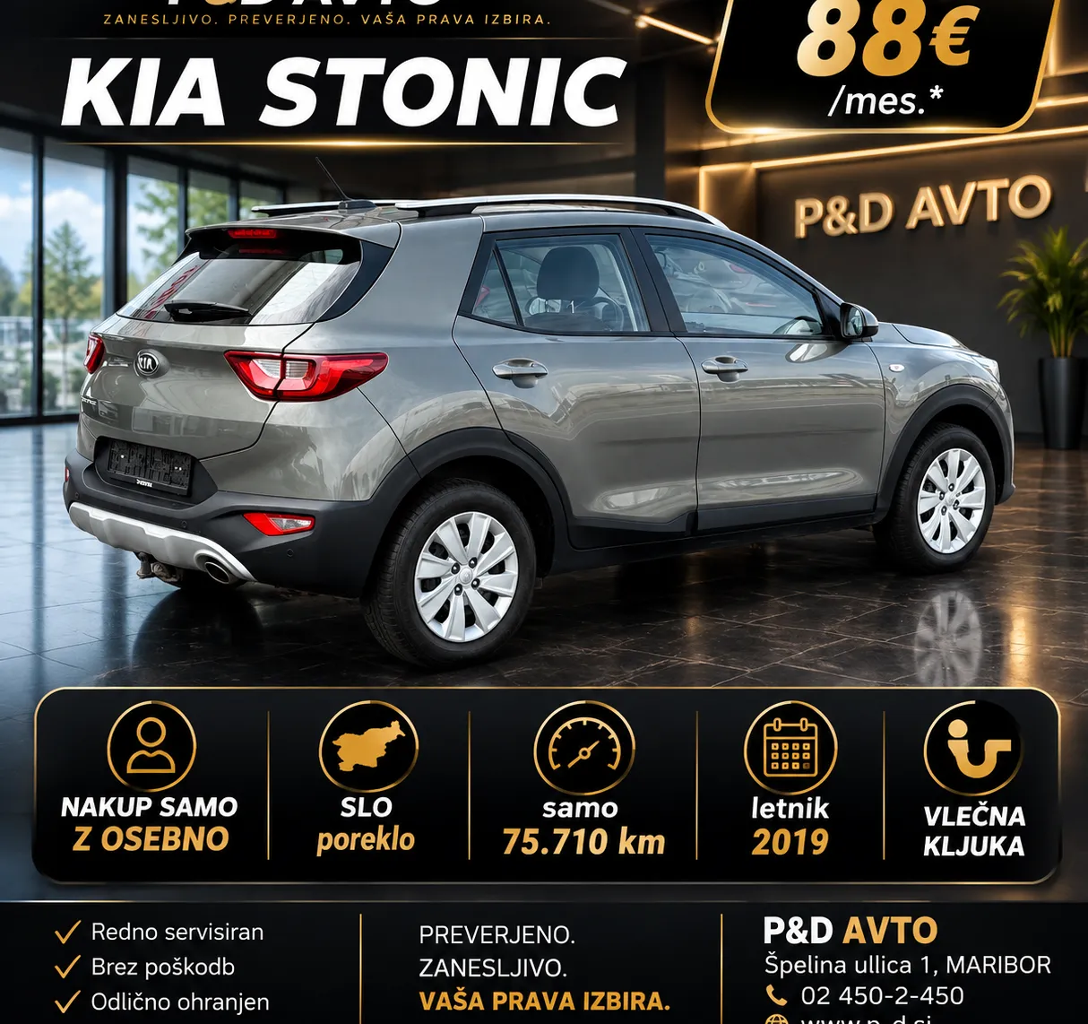 Zunanja slika - KIA Stonic - 1,25 MPI LX Active - 5