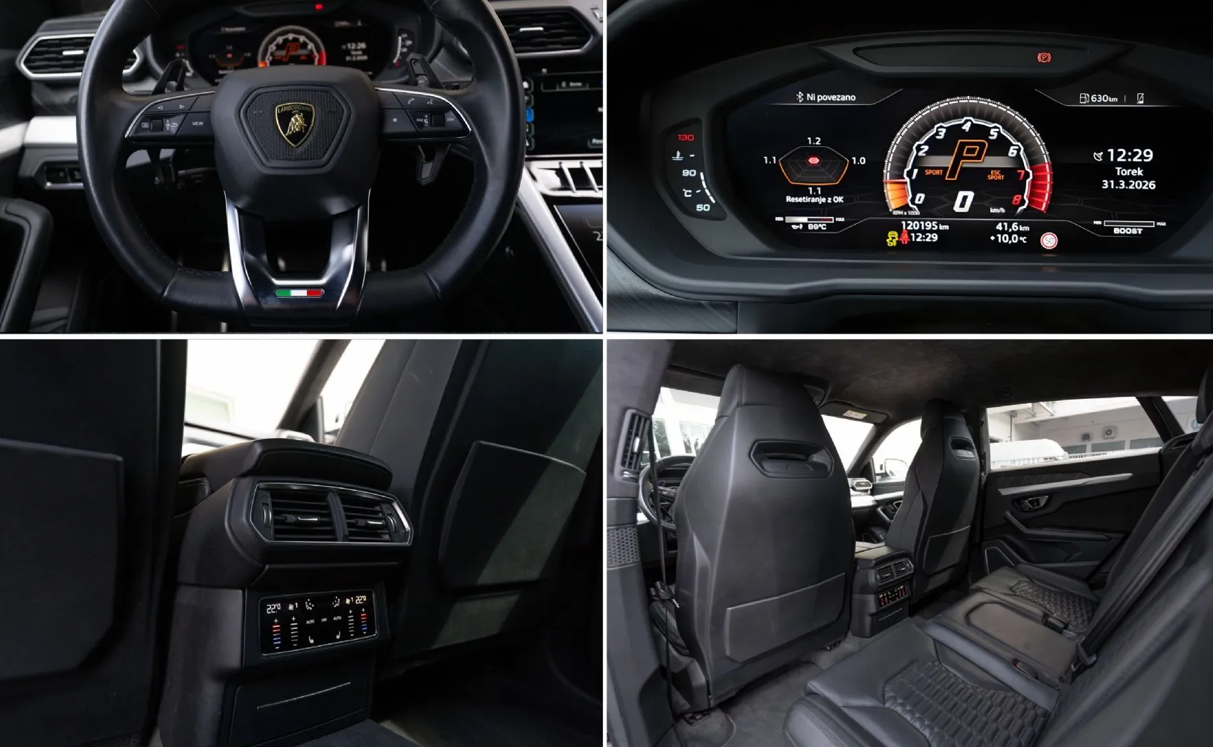 Zunanja slika - Lamborghini Urus - ADAS 360KAM HUD FULL ANIMA MASAŽA GAR-NOV 2026 - 13