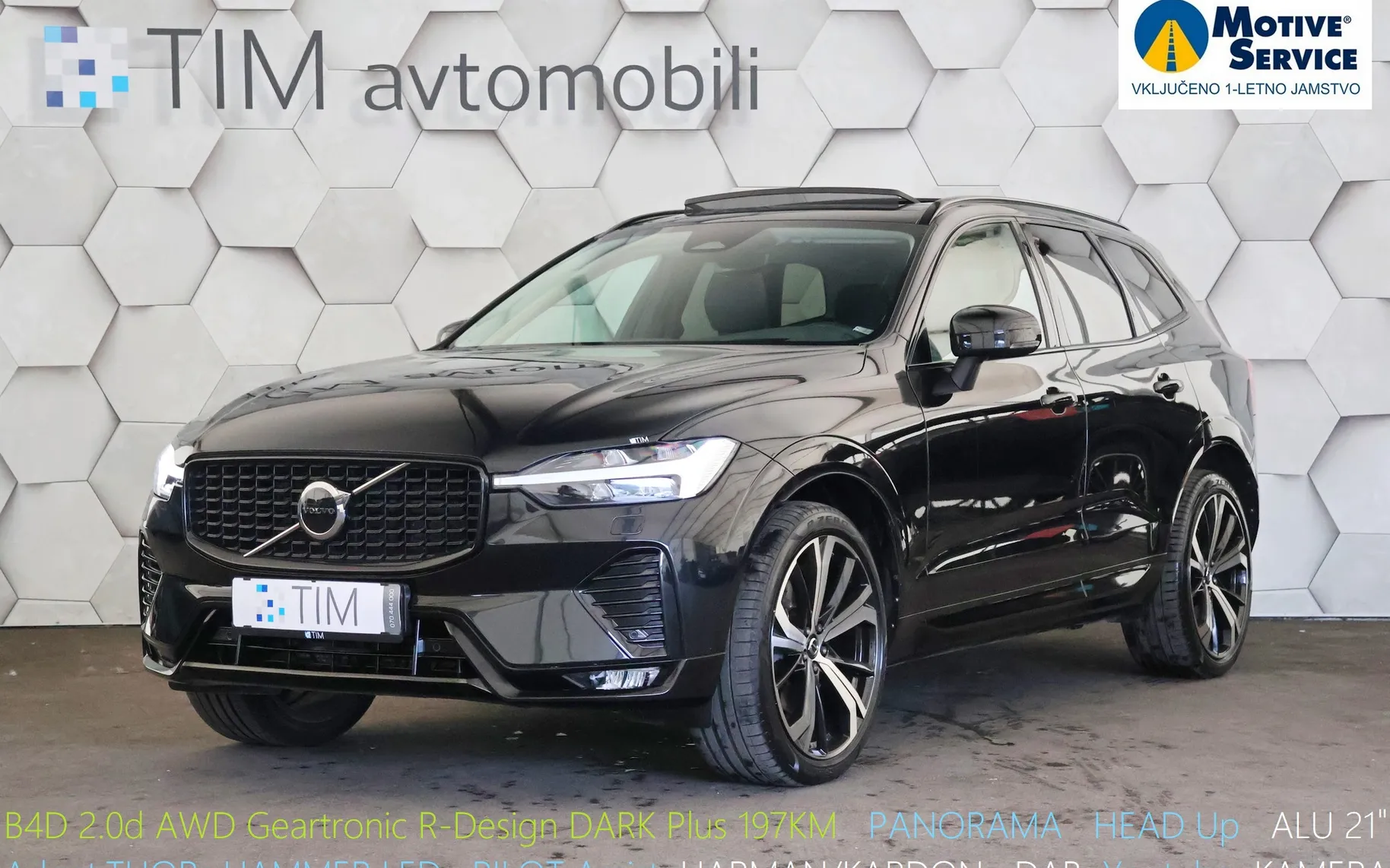 Zunanja slika - Volvo XC60 - B4D AWD Geartronic R-Design DARK Plus 197KM - 1