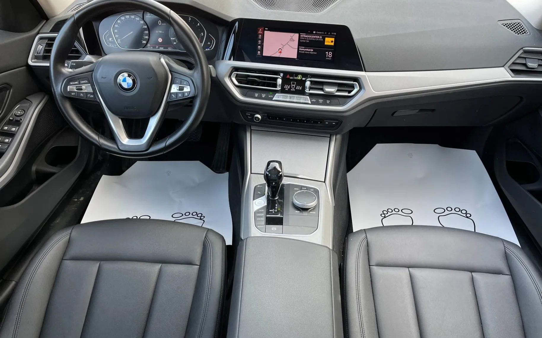 Notranja slika - BMW serija 3: - 318d-1 LASNIK-SLO-LED-NAVI-KOT NOV - 9