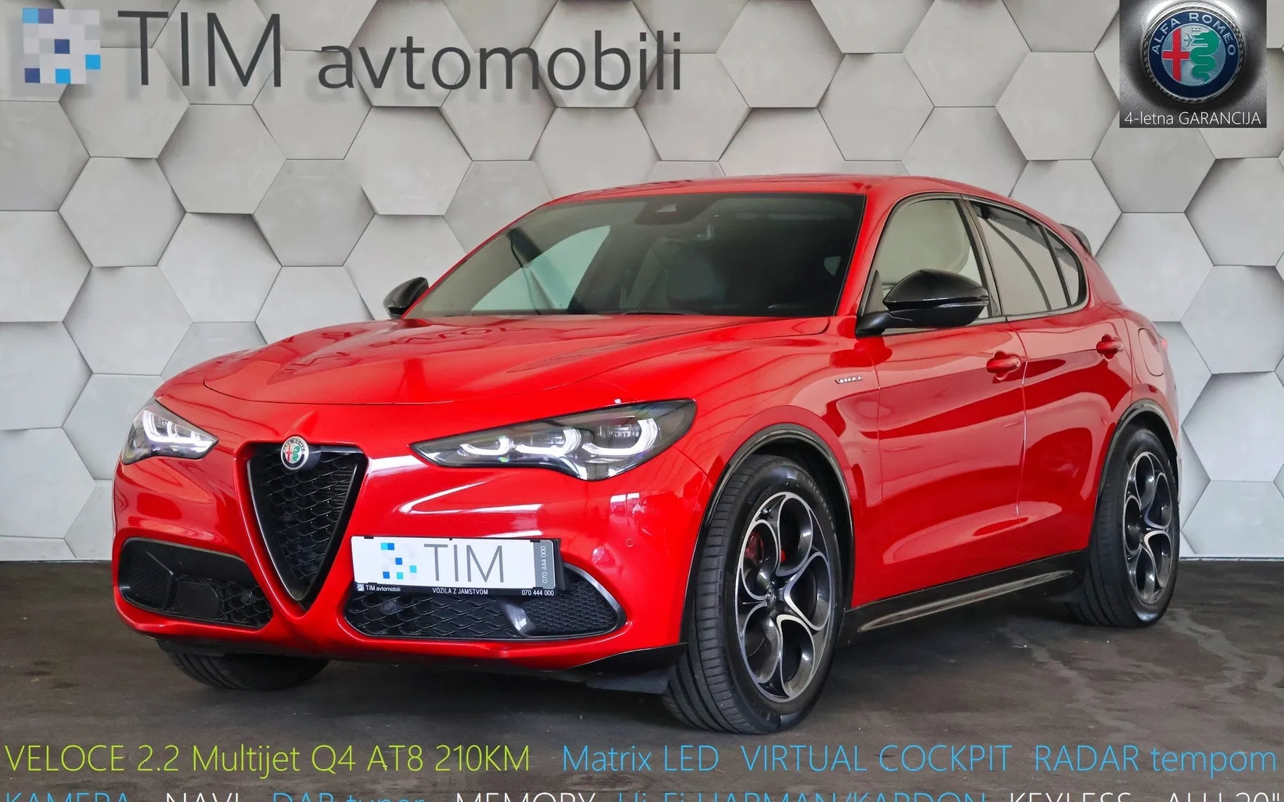 Zunanja slika - Alfa Romeo Stelvio - Veloce 2.2 Multijet 210 Q4 - 1