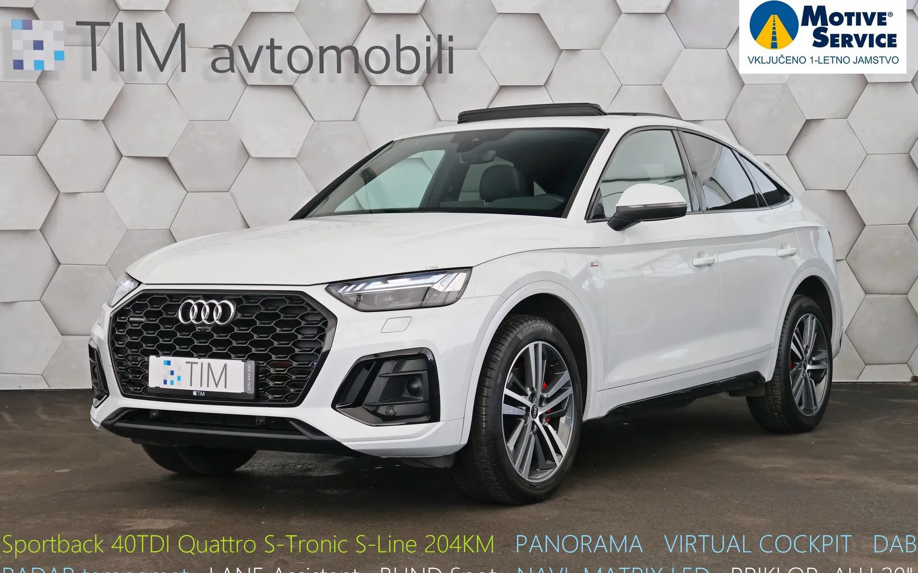 Zunanja slika - Audi Q5 - Sportback 40 TDI Quattro S-Tronic S-Line 204KM - 1