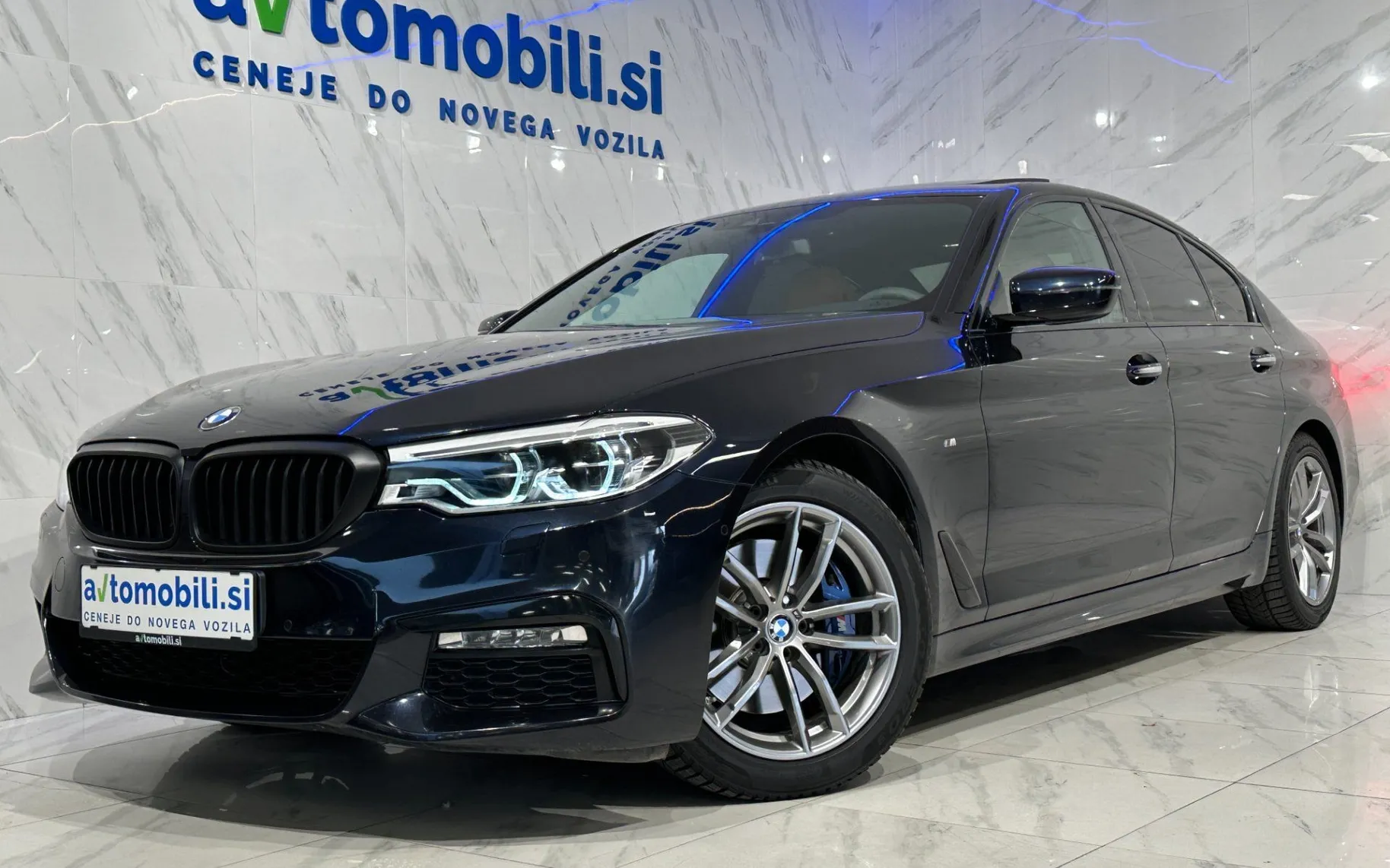 Zunanja slika - BMW serija 5: - 530d xDrive |M-Sport|Pano|4WS|Kamera|HUD|Memory| - 1