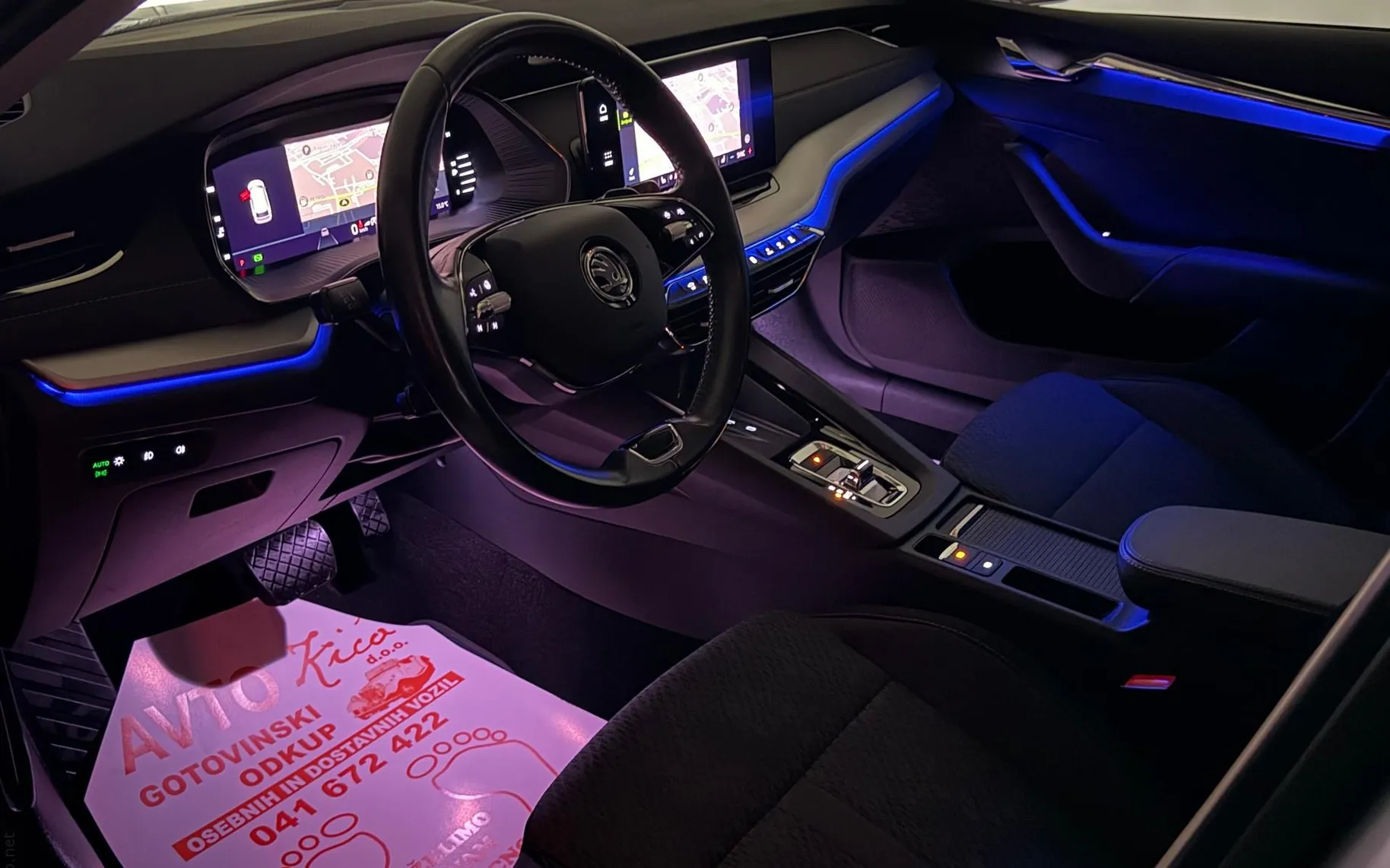 Notranja slika - Škoda Octavia - 2.0 TDI-VIRTUAL-ACC-DSG-110KW-LED-MRTVI KOT-NAVI - 12