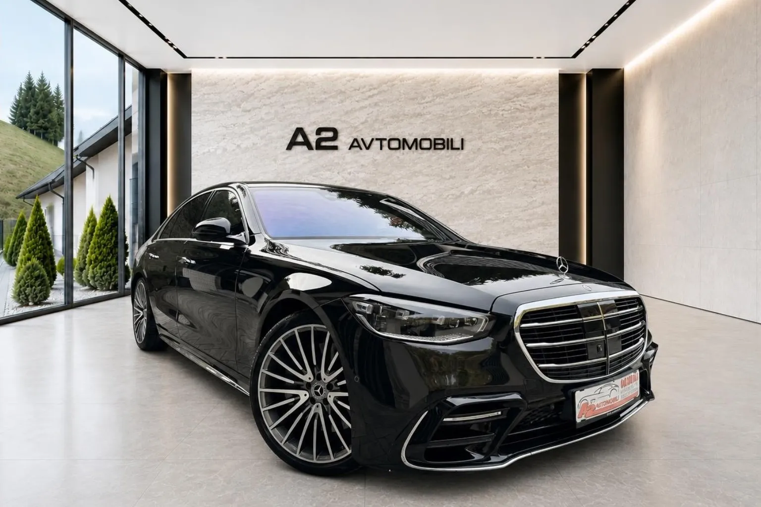 Zunanja slika - Mercedes-Benz S-Razred - S 500 4MATIC AMG Line Avt.-MAX OPREMA- - 2