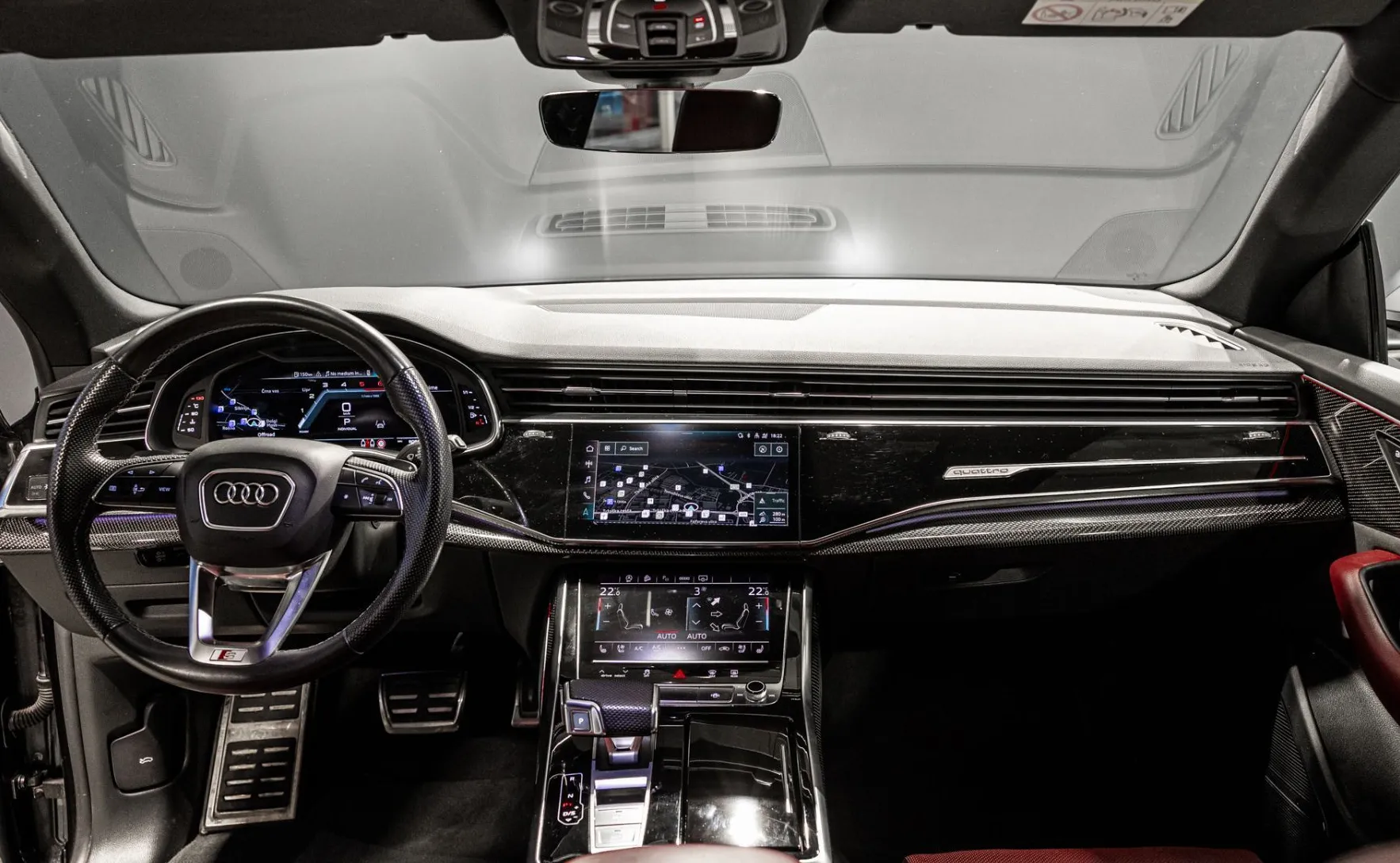 Zunanja slika - Audi SQ8 - MATRIX-KEYLESS-PANO-ZRAČNO-USNJE-VIRTUAL-HLAJ-22C - 9
