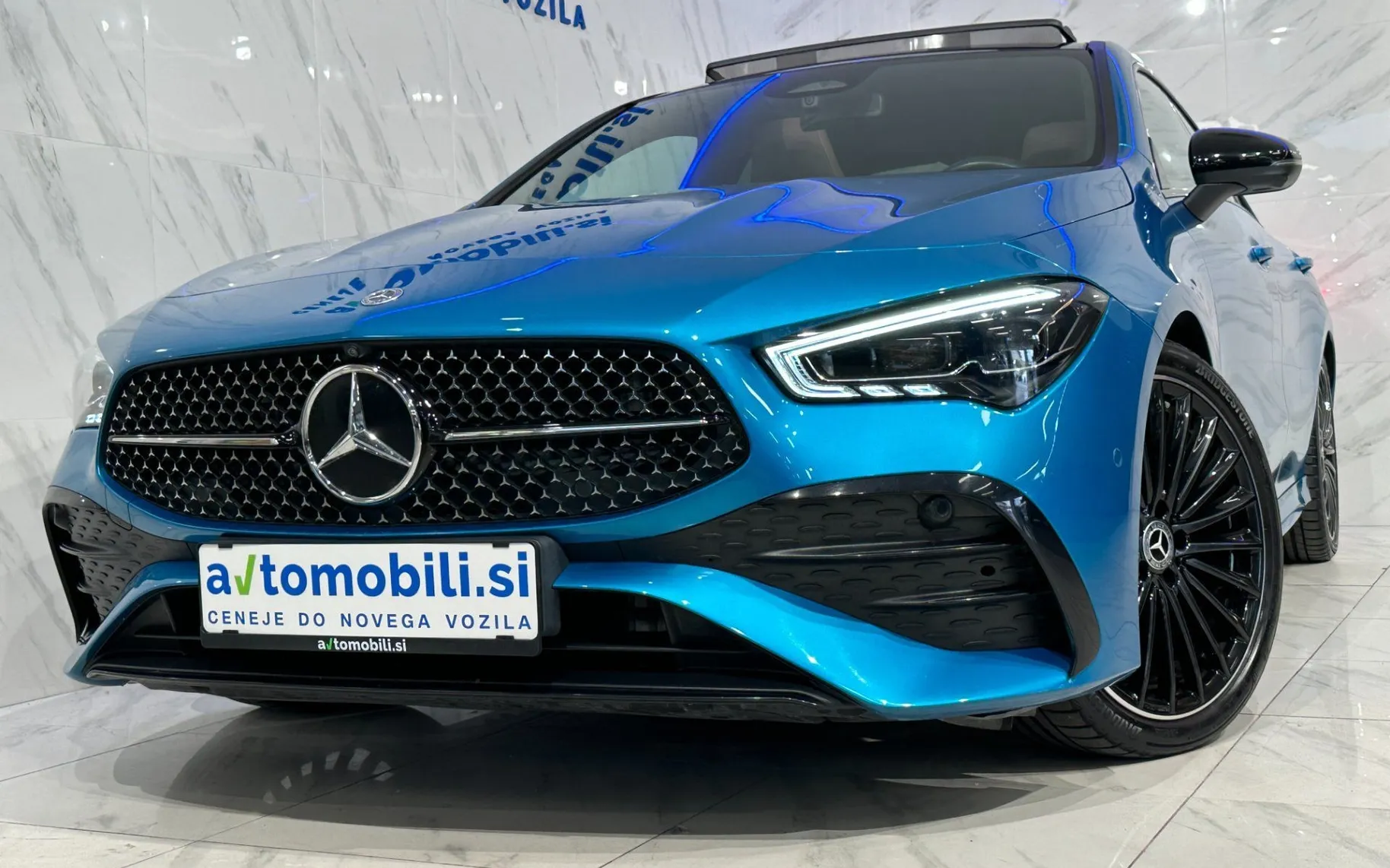 Zunanja slika - Mercedes-Benz CLA-Razred - 180d |AMG|Pano|Facelift|360K|Memory|HUD|Burmester| - 3