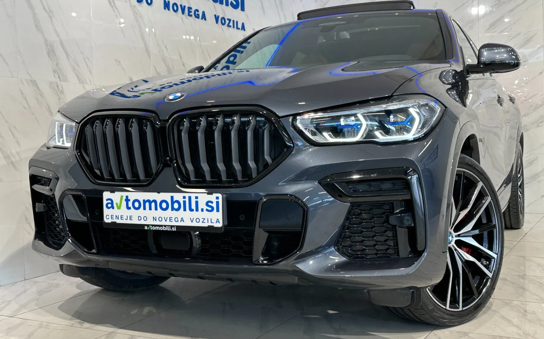 Zunanja slika - BMW serija X6: - xD40d|M|SkyL|22col|Laser|4WS|SoftC|Hlaj|ACC|Harm.. - 3
