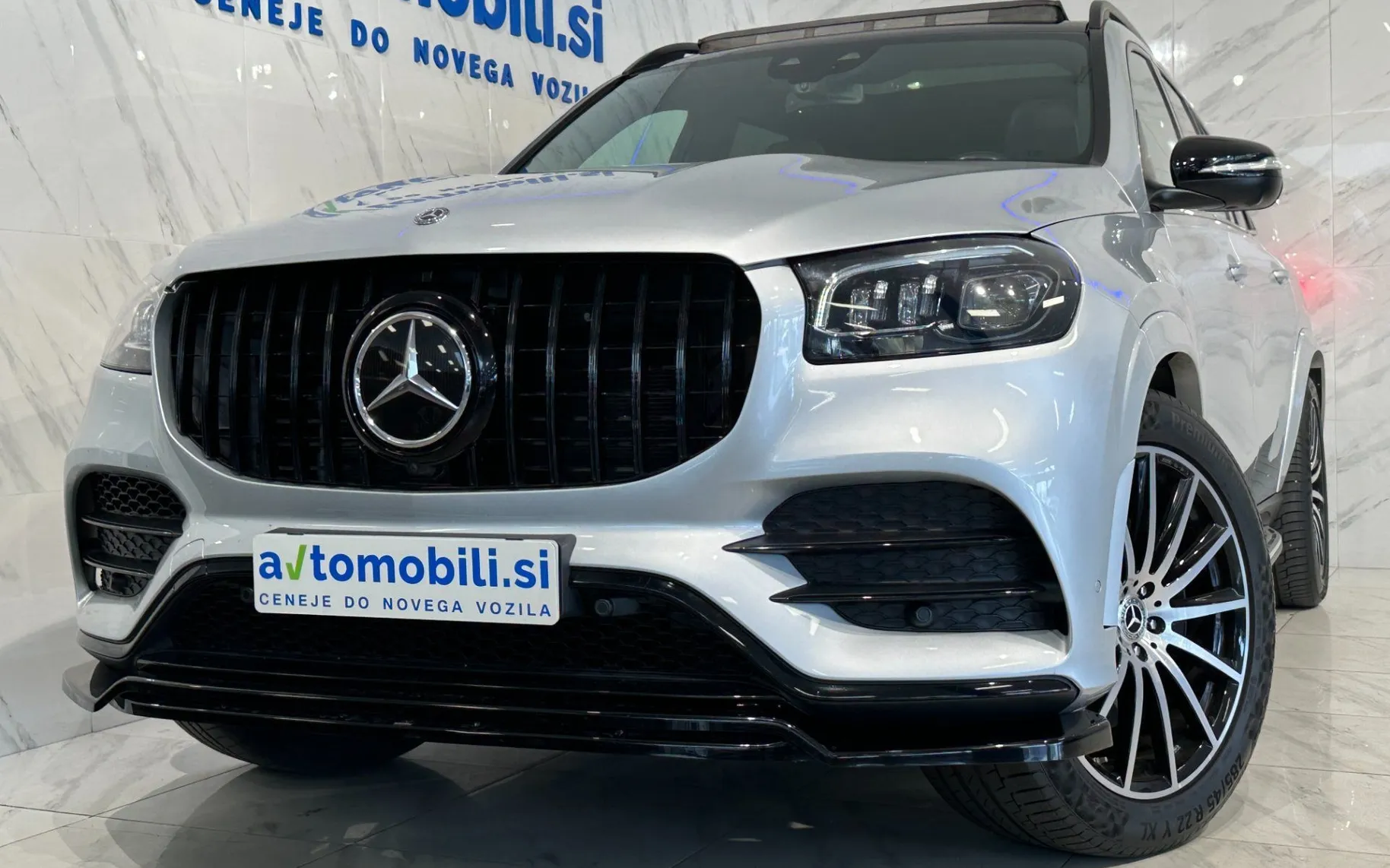 Zunanja slika - Mercedes-Benz GLS-Razred - 400d|4M|AMG|Pano|Zračno|ACC|Hlaj|Burm|360K|Kljuka. - 3