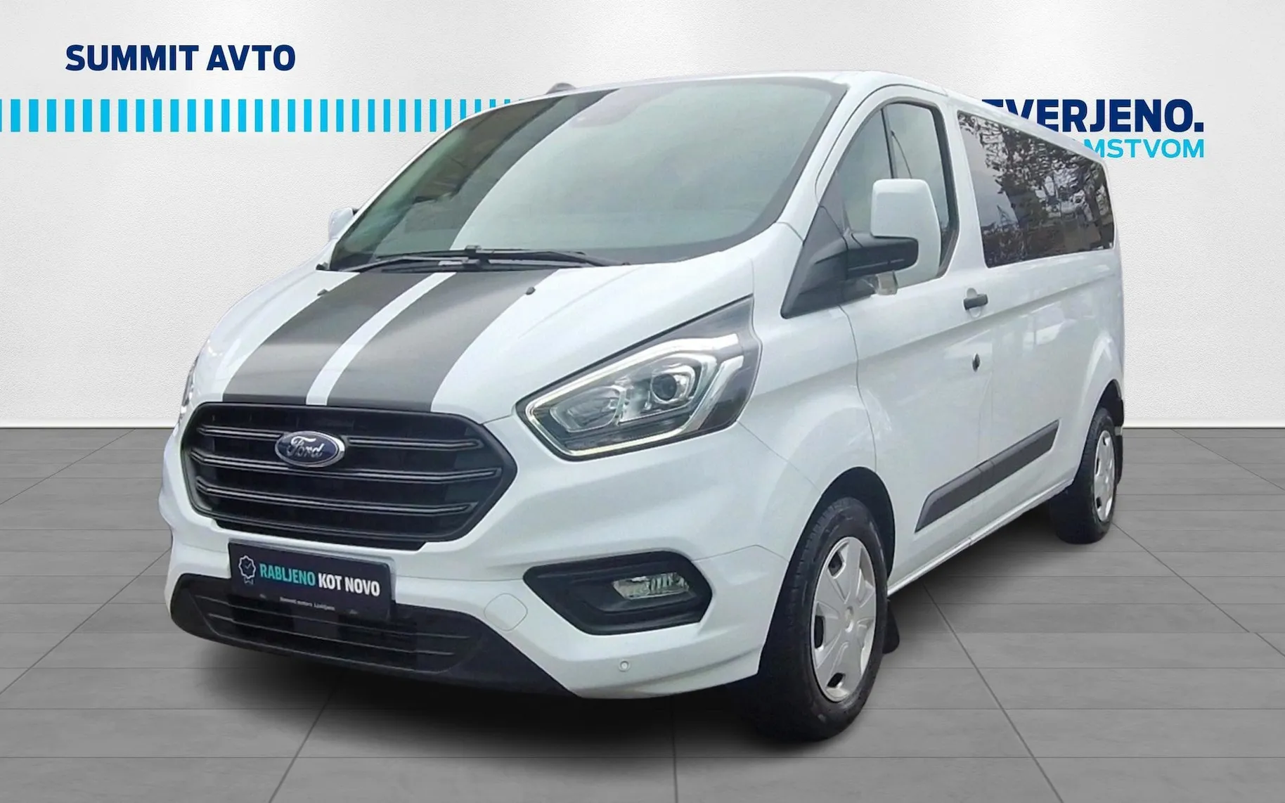 Zunanja slika - Ford Transit Custom - KOMBI TREND 2.0 TDCi 110 kW L2H1 7+1-SLO-2XKLIMA - 2