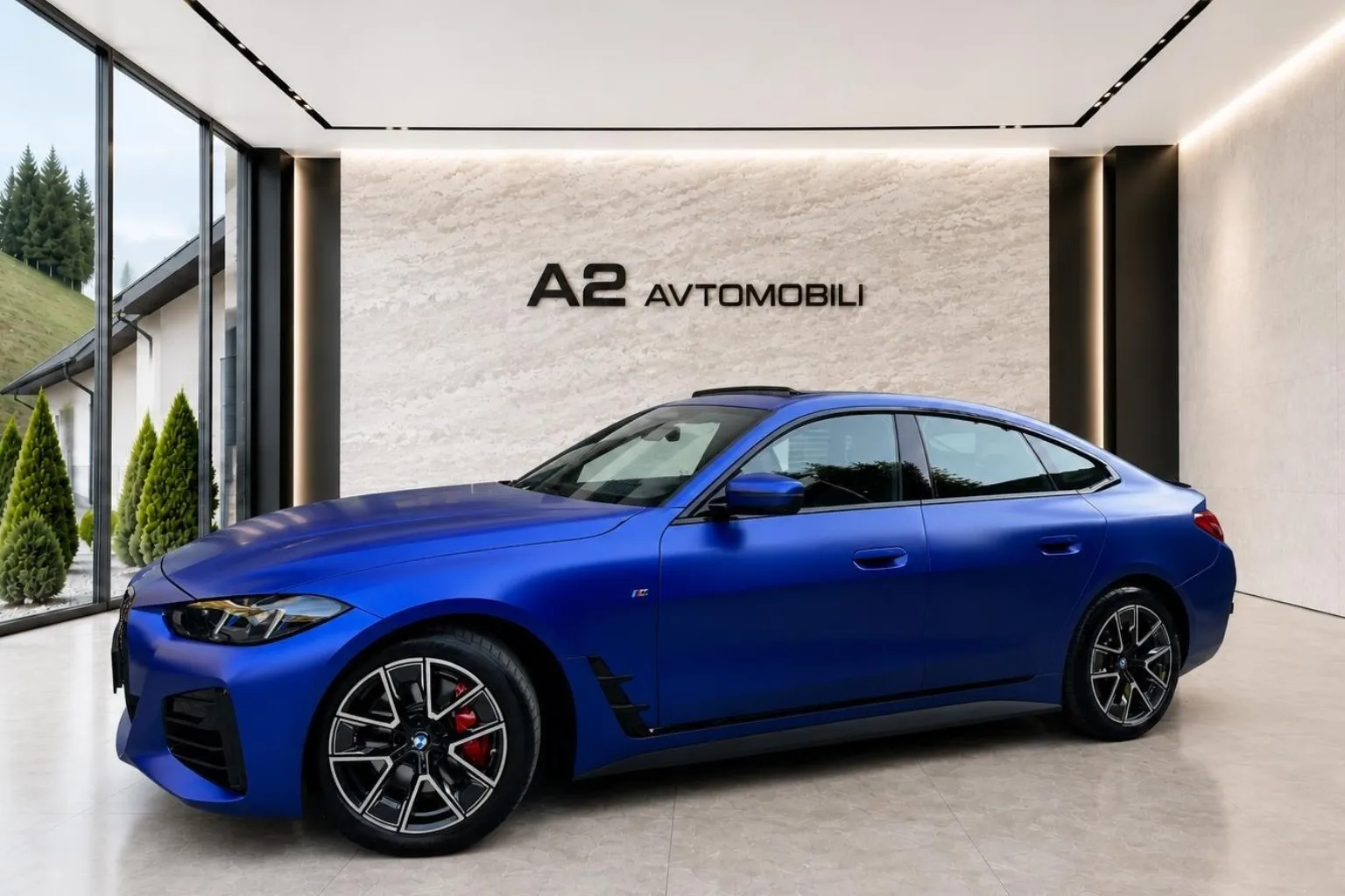 Zunanja slika - BMW serija 4 Gran Coupe: - 420d xDrive M.PRO-PERFORMANCE SEDEŽI-MAT-HARMAN- - 6