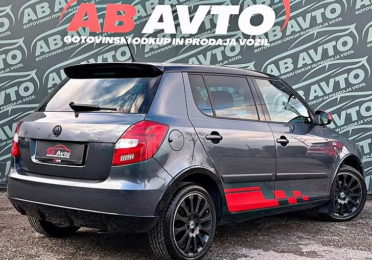 Zunanja slika - Škoda Fabia - 1.2 TSI MONTE CARLO+SLO+1LASTNIK+SERVISIRAN+UGODNO - 5