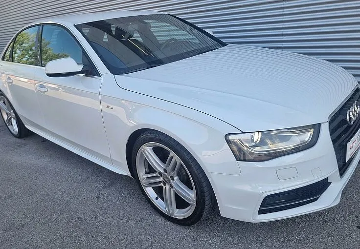 Zunanja slika - Audi A4 - 2.0 TDI-AUT+VELIKI SERVIS-S LINE-PERLA BEL+19COL - 5