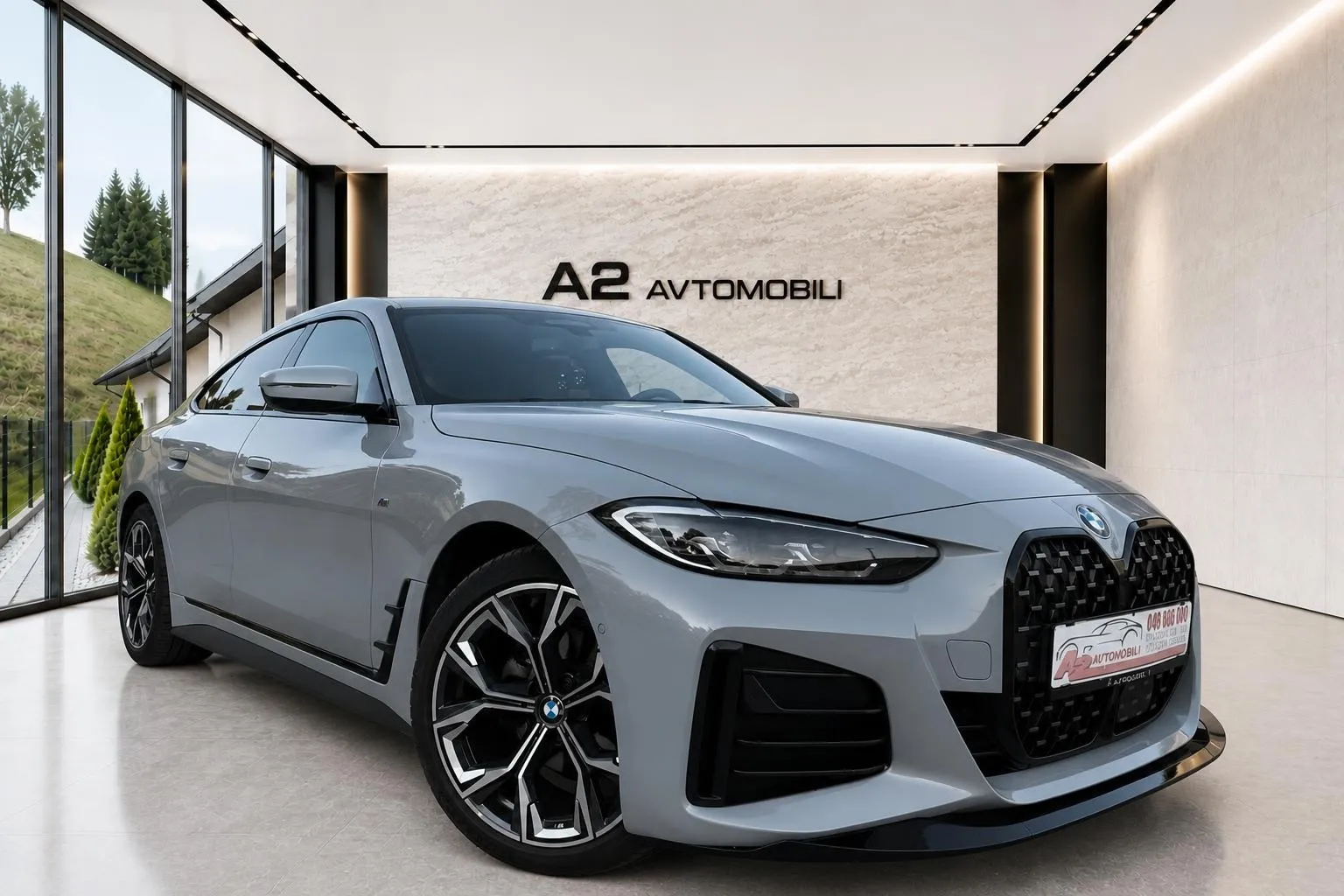 Zunanja slika - BMW serija 4 Gran Coupe: - 420d xDrive M-SPORT-LED-NAVI-KAMERA-ALU- - 2