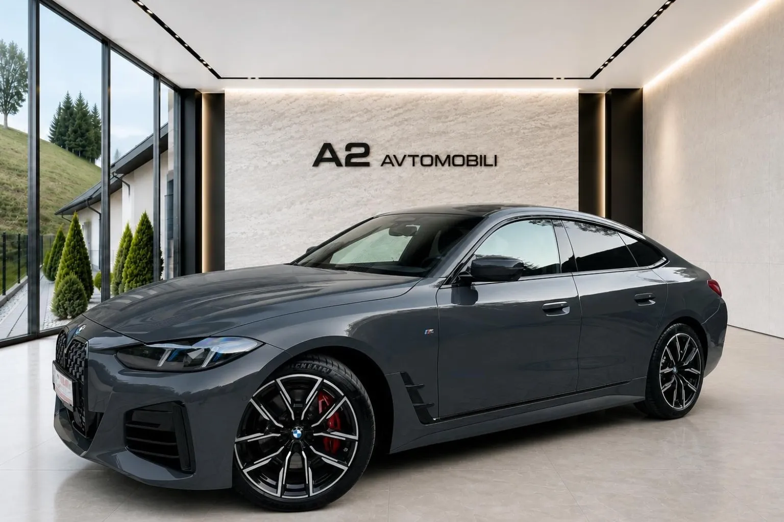 Notranja slika - BMW serija 4 Gran Coupe: - 420xd M-PRO -LASER-HEAD UP-KEY LESS-ACC- - 8