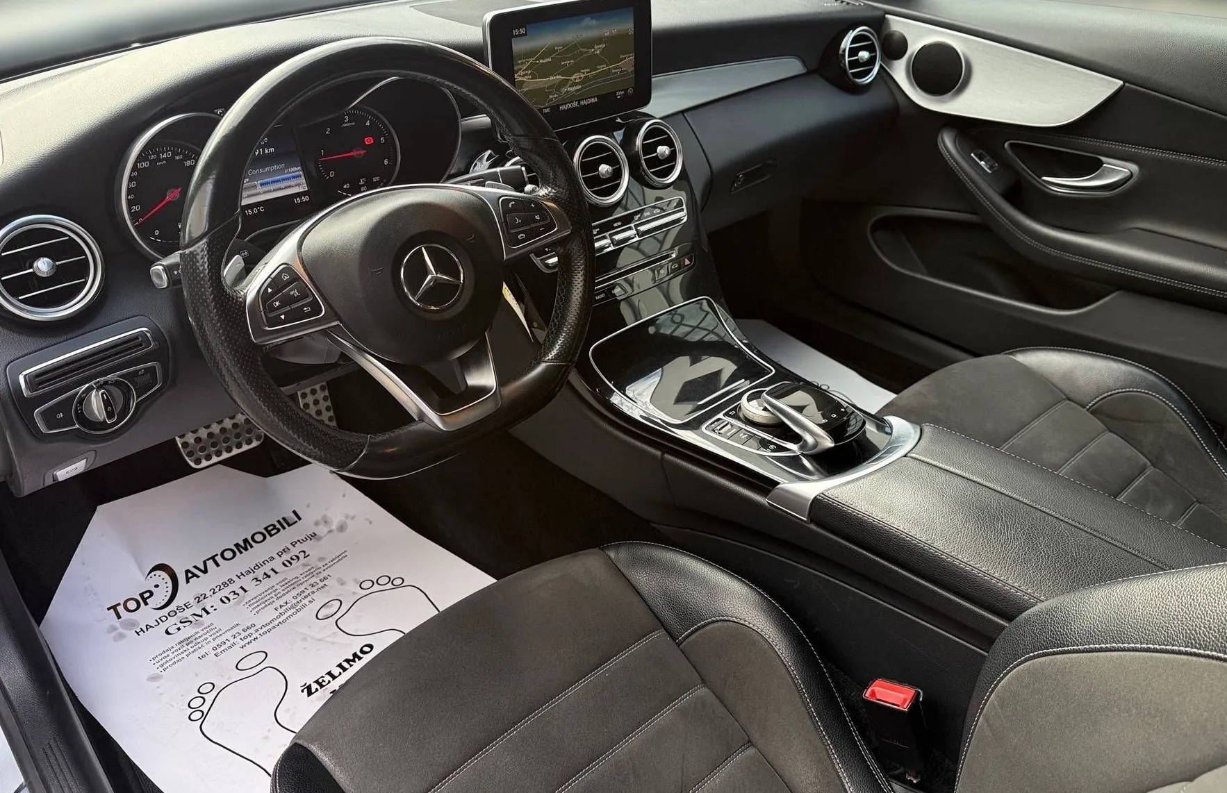 Zunanja slika - Mercedes-Benz C-Razred - C COUPE 220d AMG LINE FULL LED NAVI TEMP PDC TOP - 17