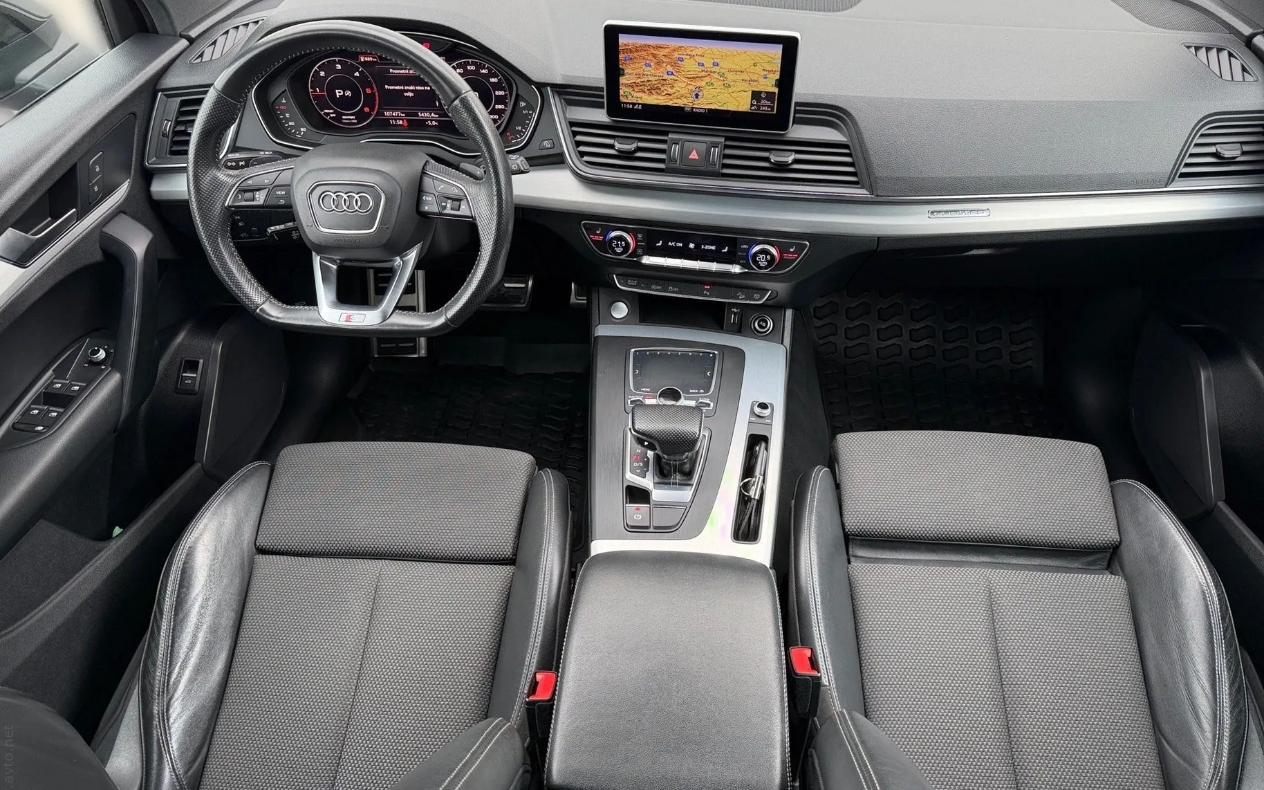 Notranja slika - Audi Q5 - Quattro 40 TDI S-Line S tronic-LED-PDC-Kamera-Na.. - 10