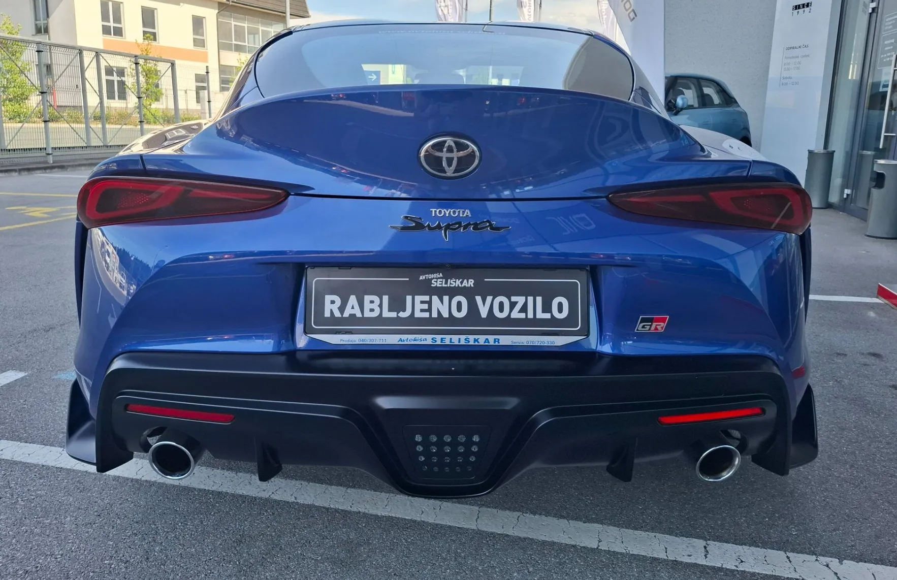 Zunanja slika - Toyota Supra - GR 2.0 TURBO 258HP - SAMO 19.190KM - KOT NOVO - 7