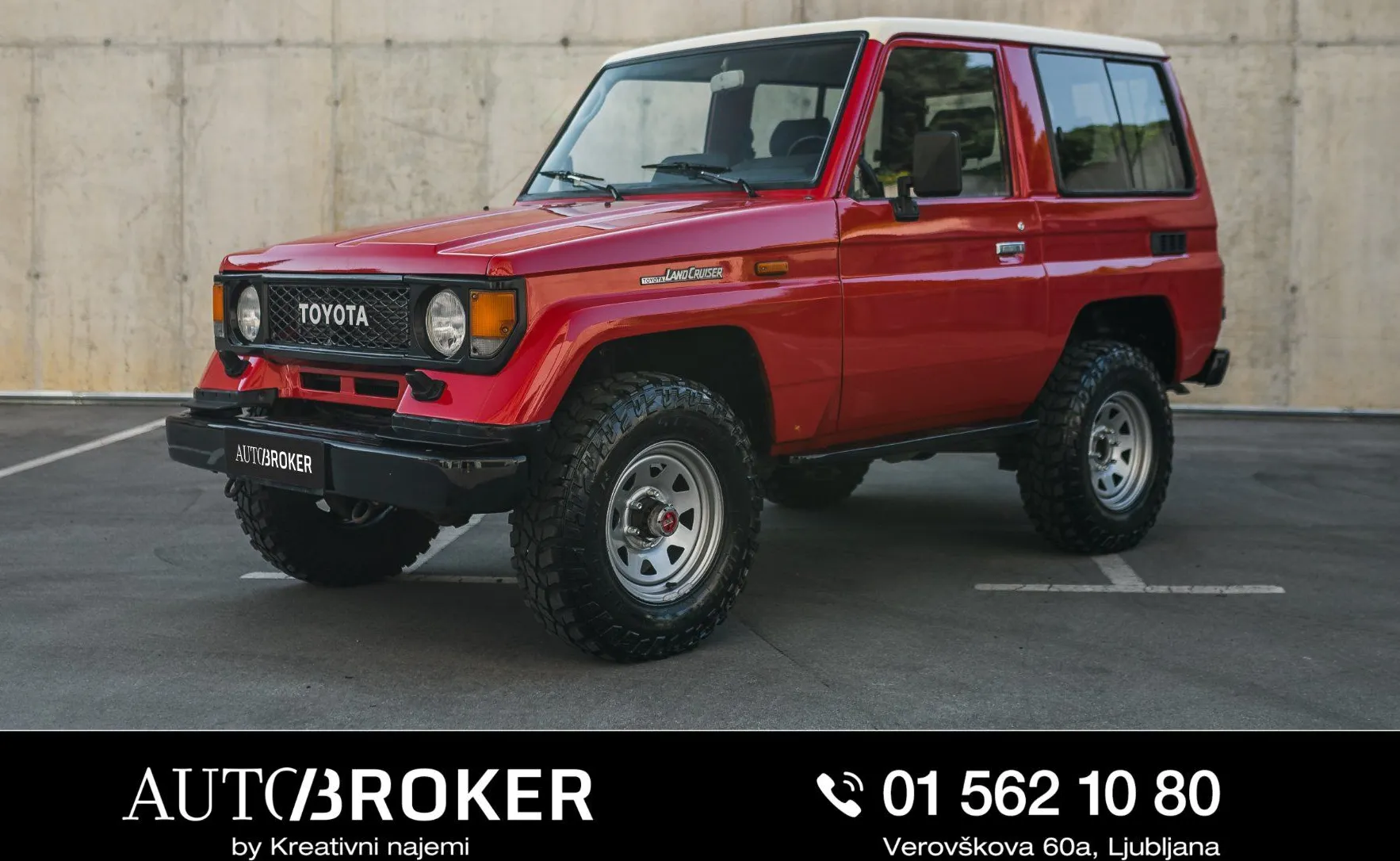 Zunanja slika - Toyota Land Cruiser - 2.4 TD LJ70 oldtimer 1988 robustna 4x4 klasika - 1
