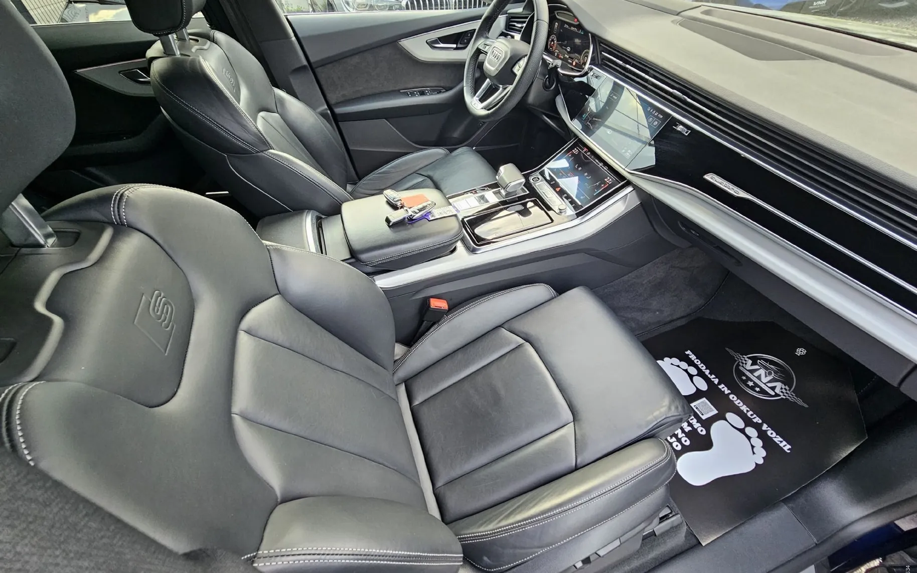 Notranja slika - Audi Q8 - 55 TFSI S-LINE |MATRIX|3D-KAM|KLJUKA|AIR-MATIC|A20 - 9