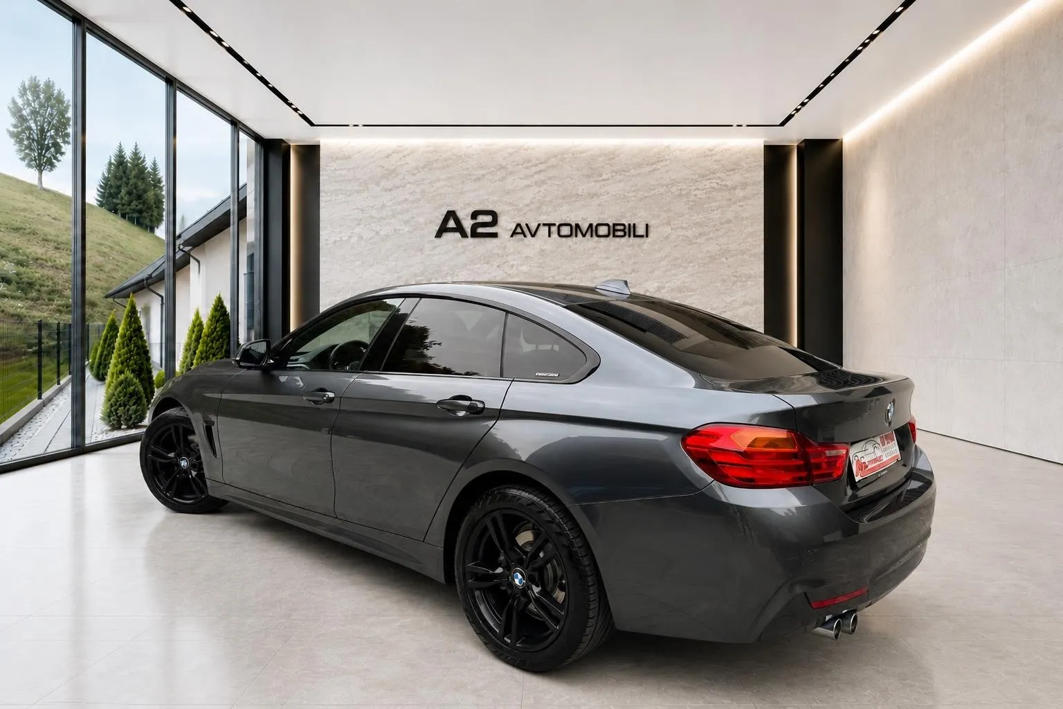 Notranja slika - BMW serija 4 Gran Coupe: - 420d xDrive  M Sport -NAVI-MEMORY-PDC-ALU- - 8