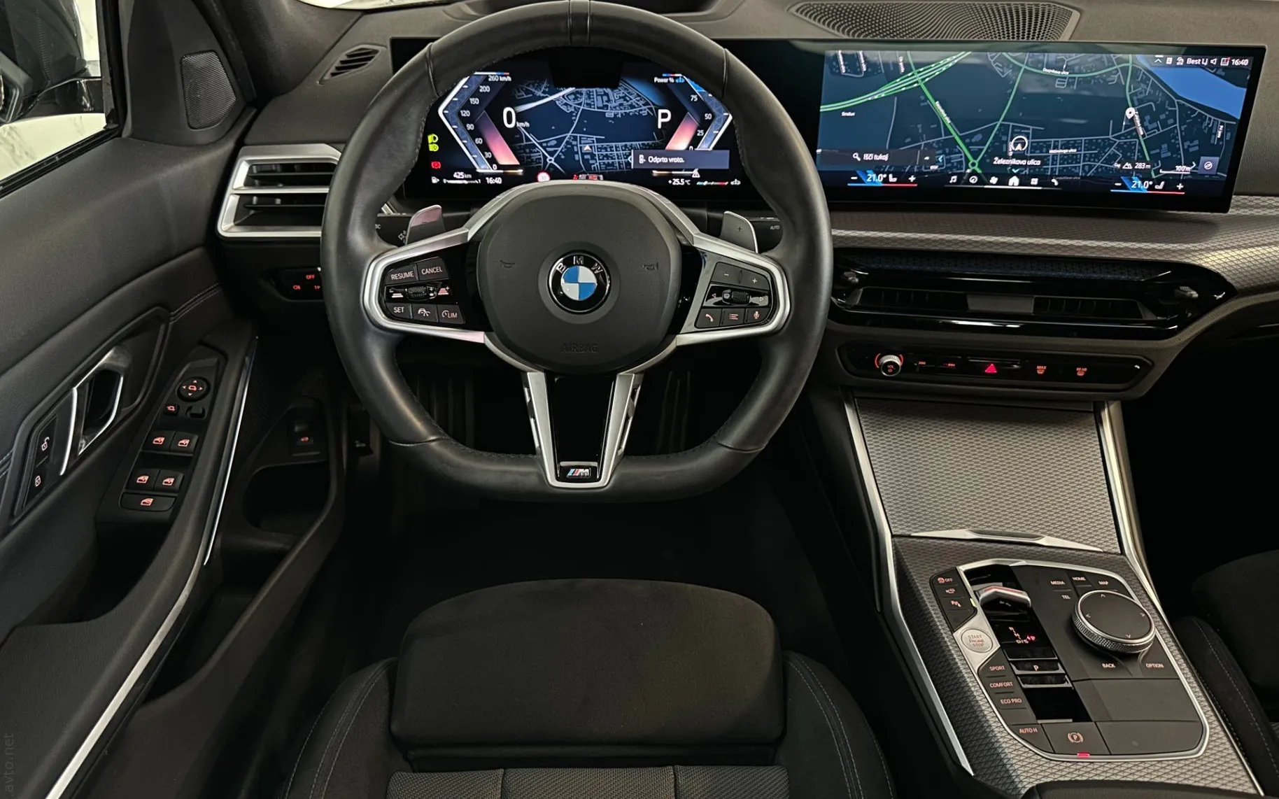 Notranja slika - BMW serija 3: - 20d|xDrive|M-Sport|Laser|360K|HUD|ACC|Kljuka|... - 9