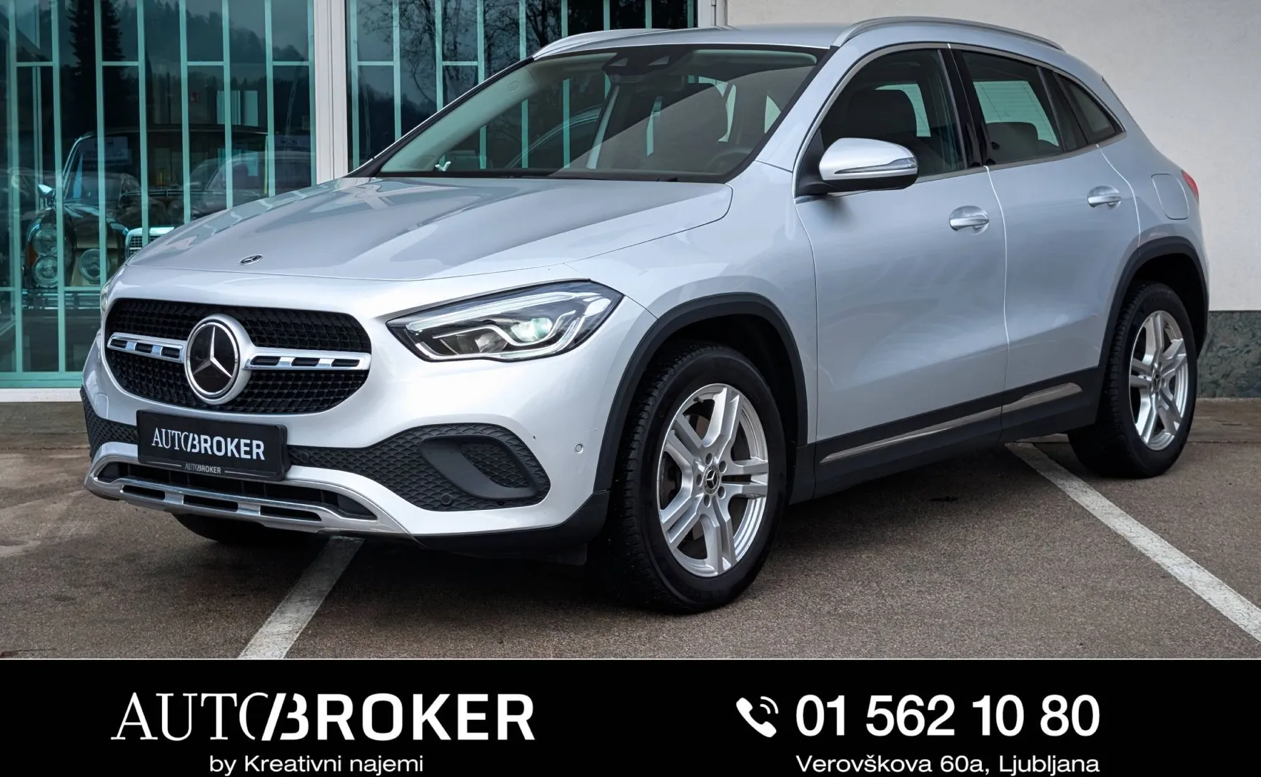 Zunanja slika - Mercedes-Benz GLA-Razred - GLA 220d 4M LED Ambient. Kamera Aktiv. tempomat - 1