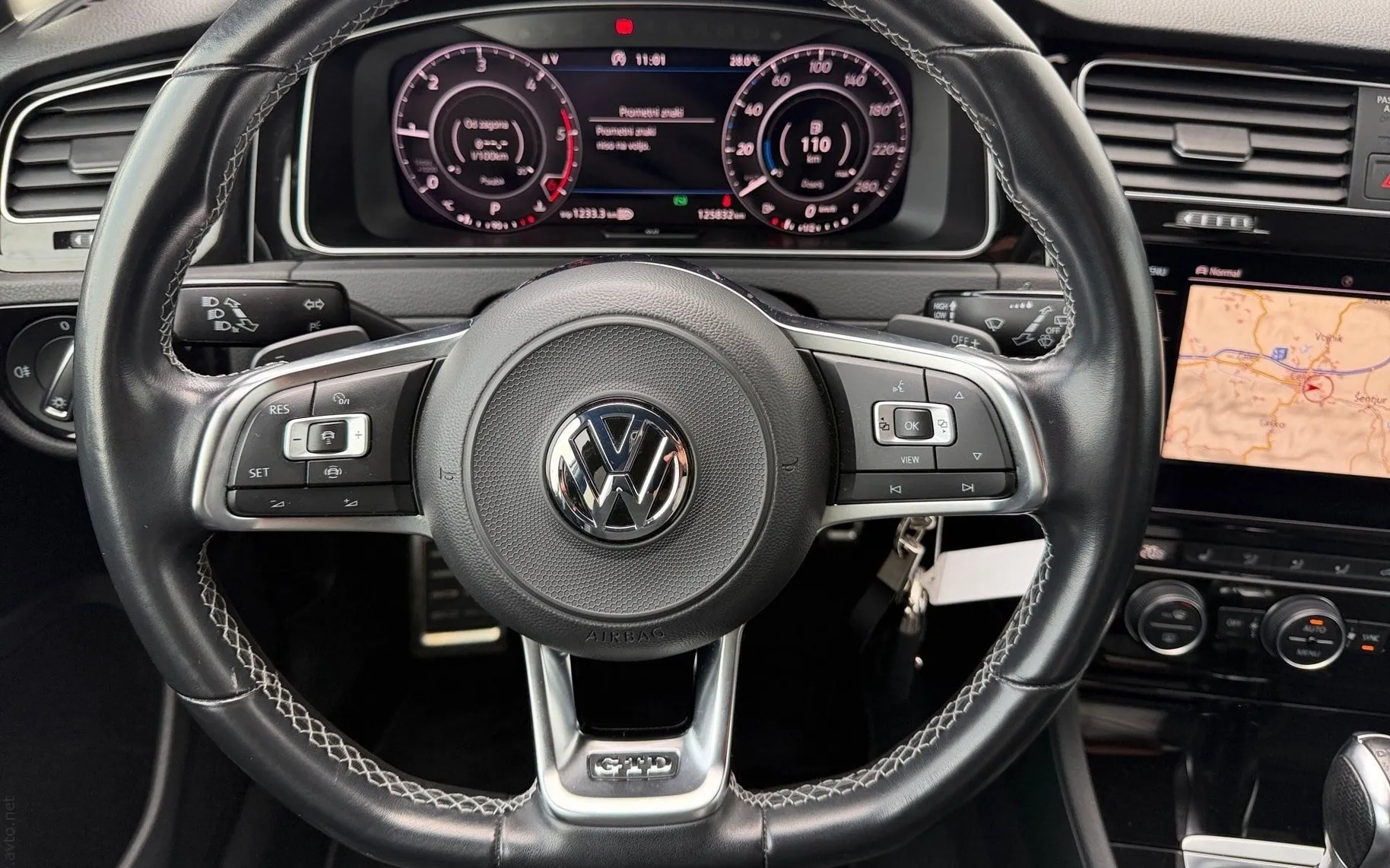 Notranja slika - Volkswagen Golf - GTD 2.0 TDI DSG-ACC-LED-Vl.kljuka-Dynaudio-Kamera. - 8