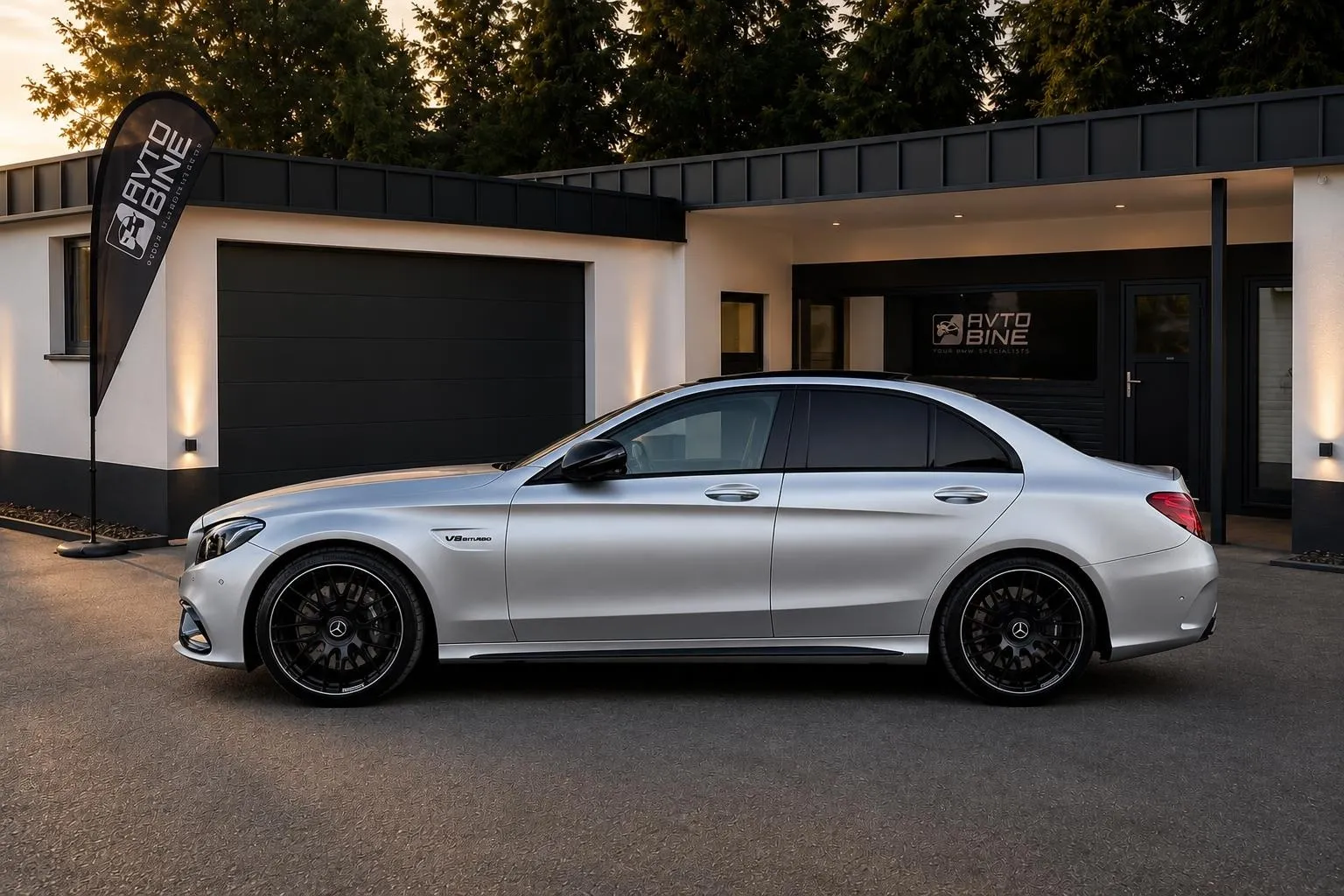 Zunanja slika - Mercedes-Benz C-Razred - C 63 AMG-FROZEN MAT-PANO-BURMESTER-LIMO-LED-AMG... - 5