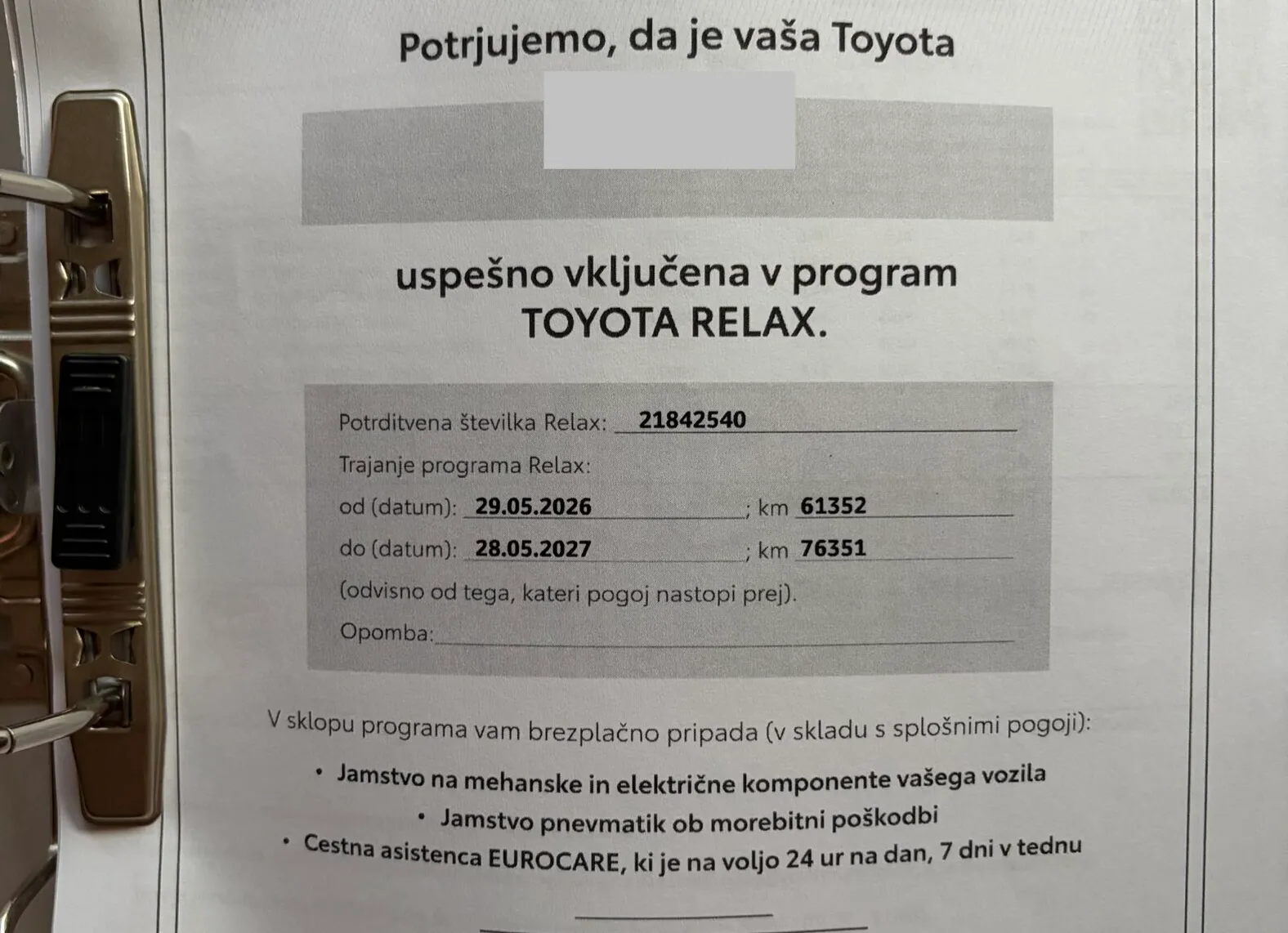 Notranja slika - Toyota Corolla - 1,6 VVT-i Luna - 9