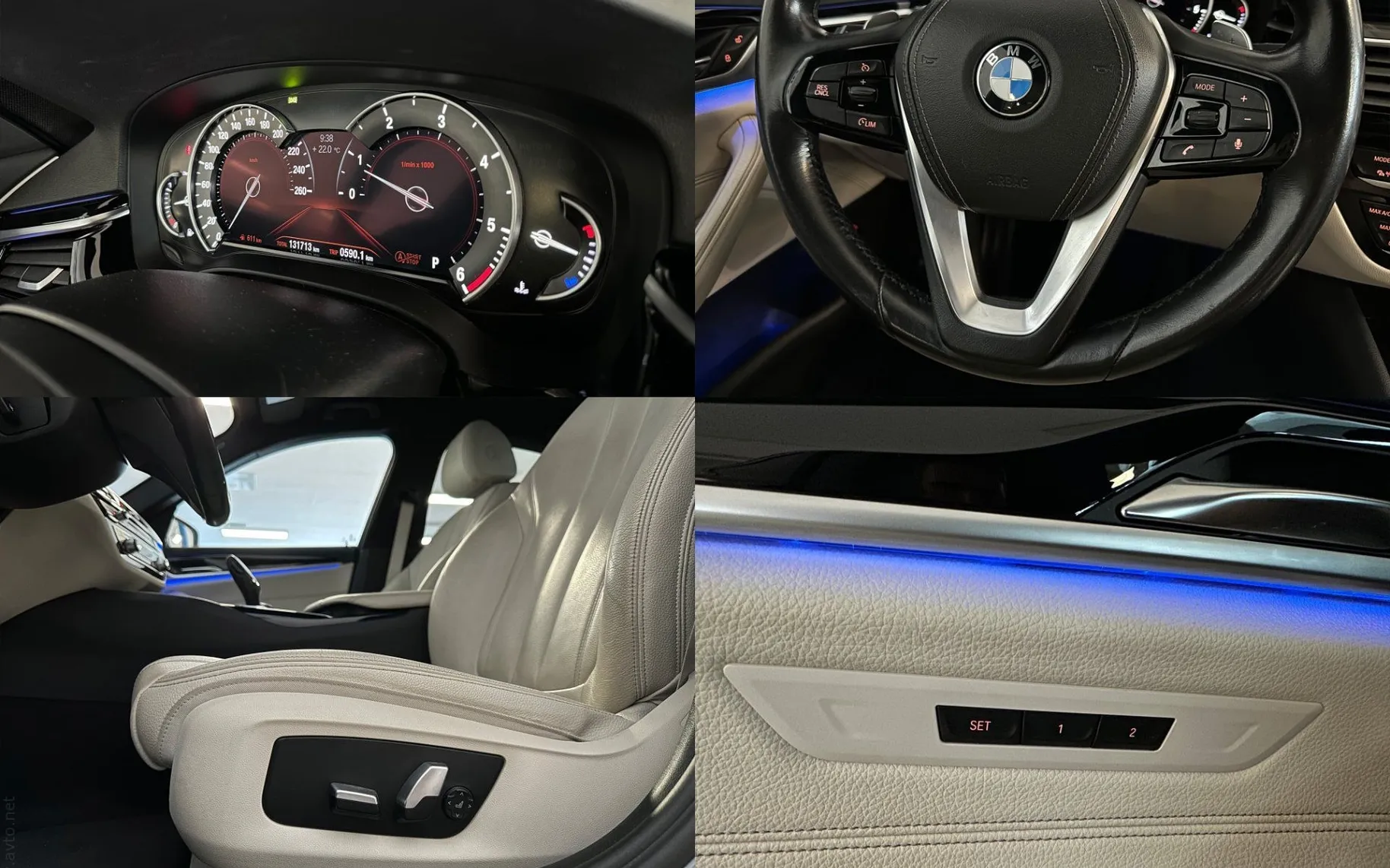 Notranja slika - BMW serija 5: - 520d - Kamera - Memory - Gretje - AmbientL - Temp. - 11